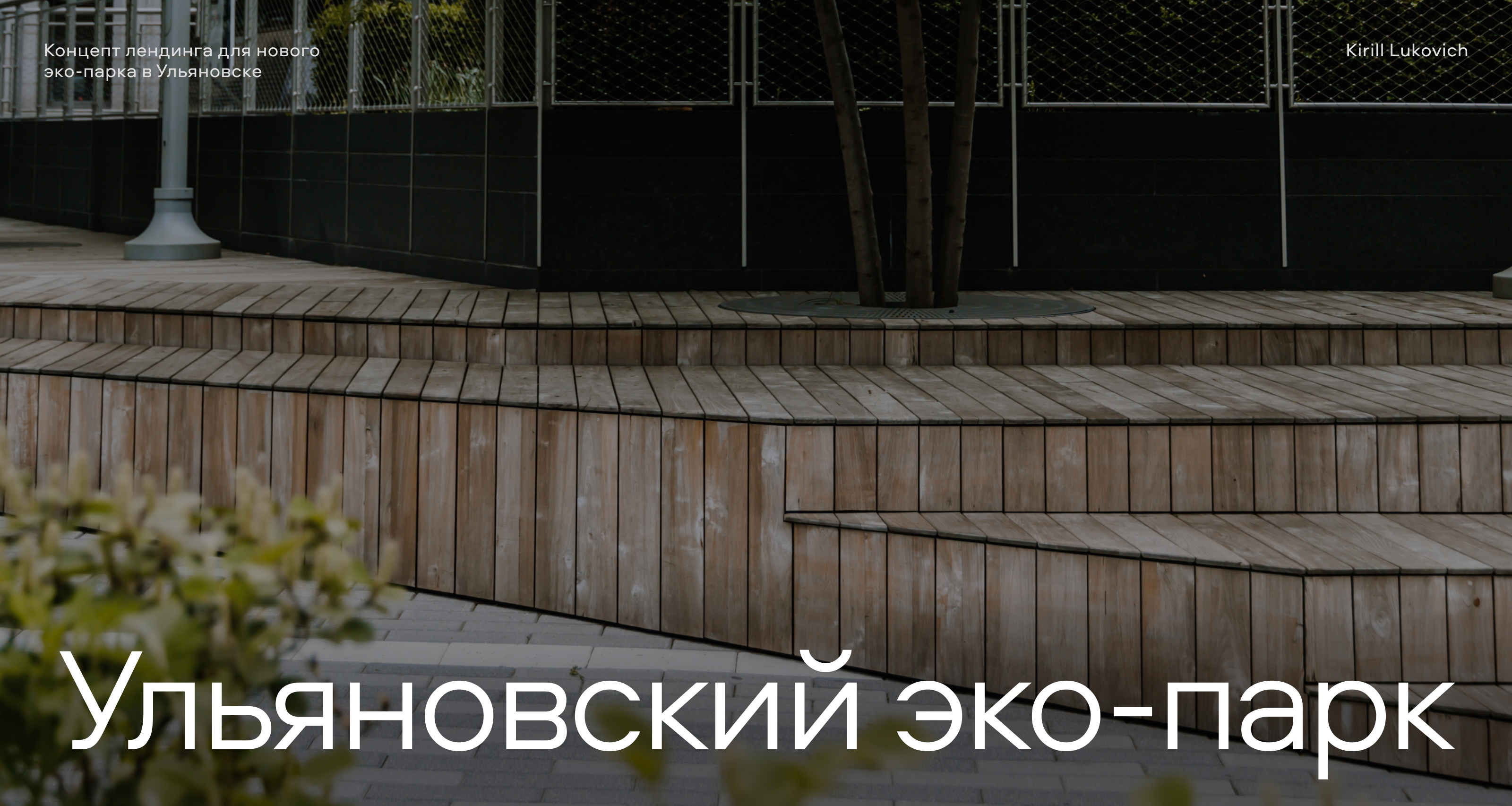 Эко-парк в центре Ульяновска — Изображение №1 — Интерфейсы, Брендинг на Dprofile