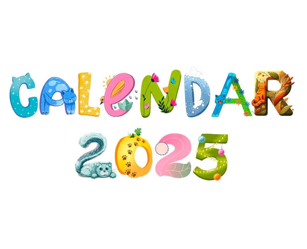 CAT CALENDAR 2025 | ILLUSTRATIONS — Иллюстрация, Анимация на Dprofile