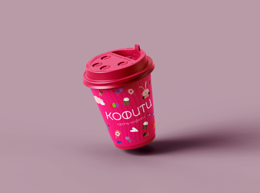 КОФИТИ - сеть кофеен — Изображение №5 — Брендинг, Графика на Dprofile