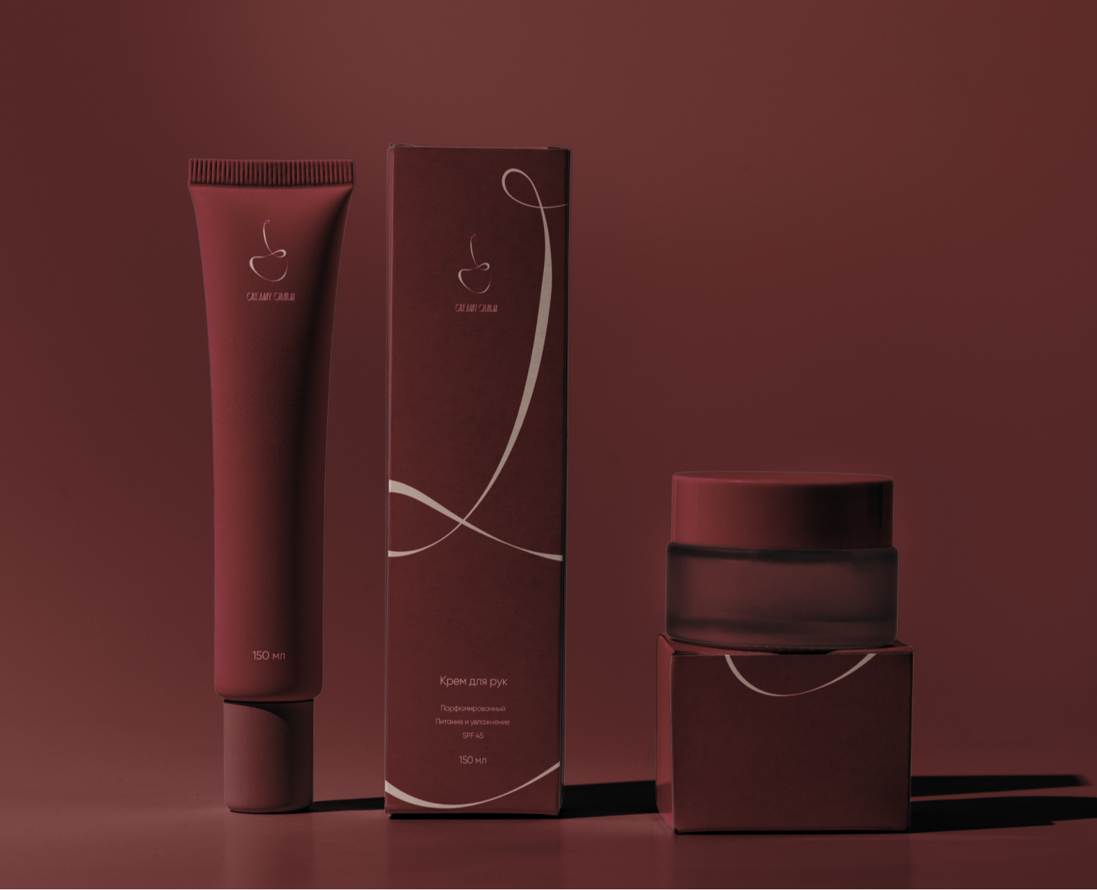 Бренд Creamy Charm | Визуализация упаковки — Брендинг, Графика на Dprofile
