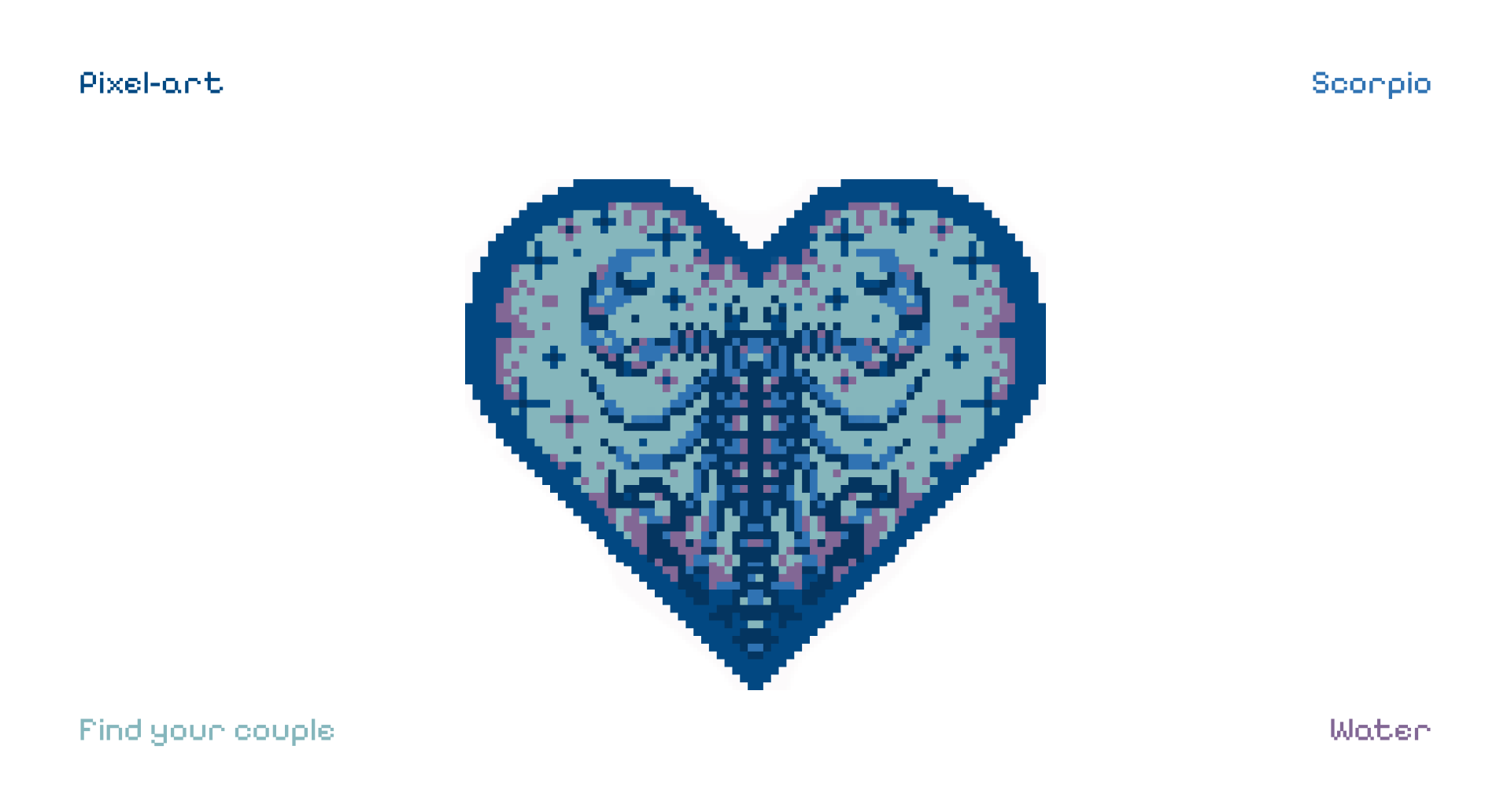 Pixel-heart zodiac collection — Изображение №9 — Иллюстрация, Графика на Dprofile