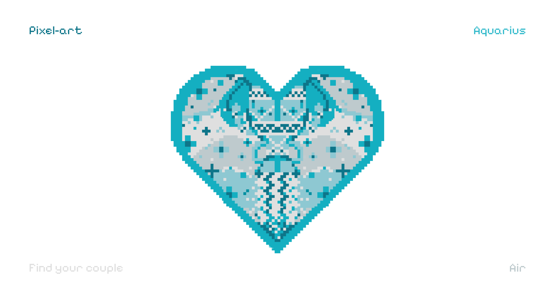 Pixel-heart zodiac collection — Изображение №12 — Иллюстрация, Графика на Dprofile