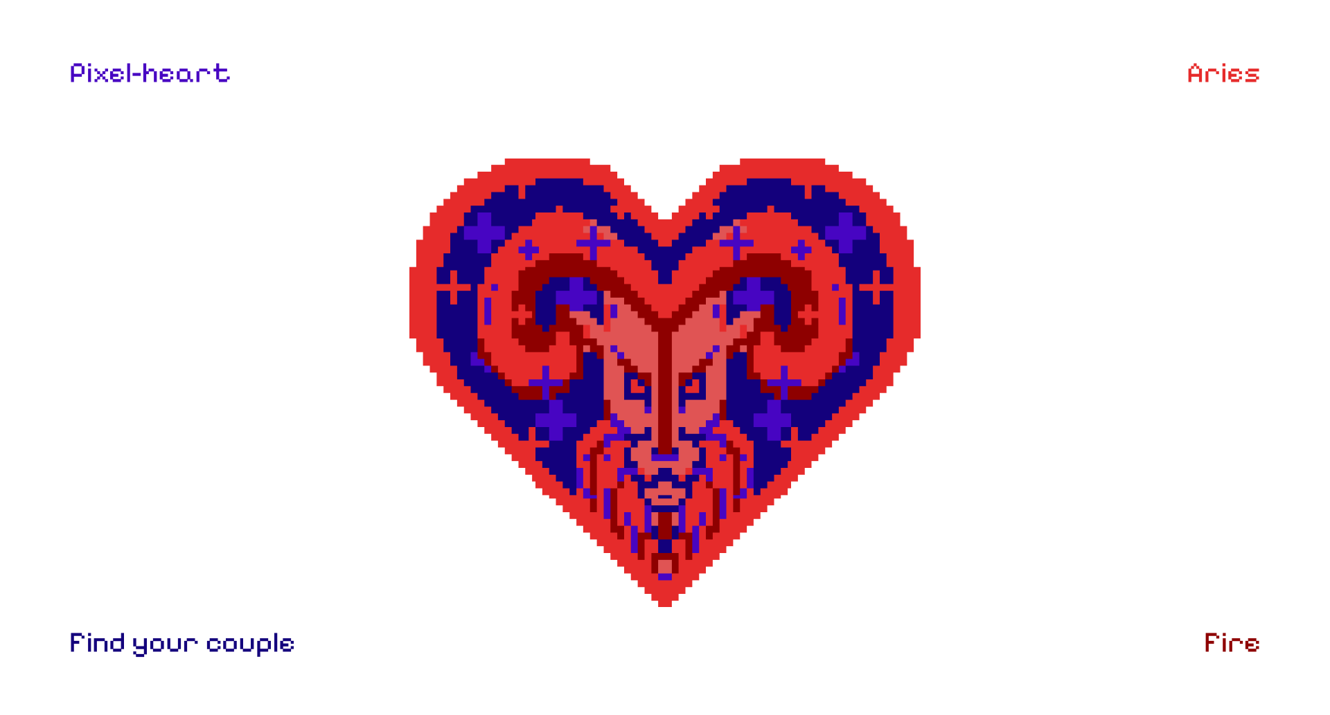 Pixel-heart zodiac collection — Изображение №2 — Иллюстрация, Графика на Dprofile