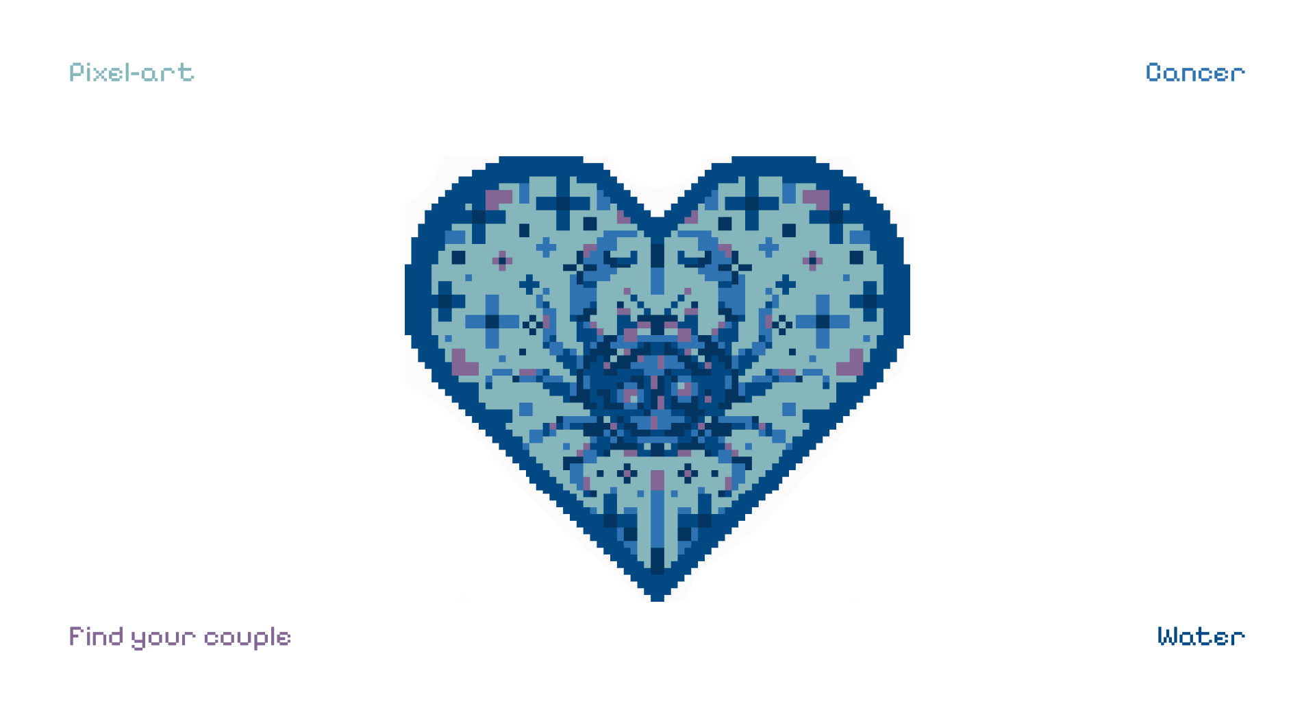 Pixel-heart zodiac collection — Изображение №5 — Иллюстрация, Графика на Dprofile