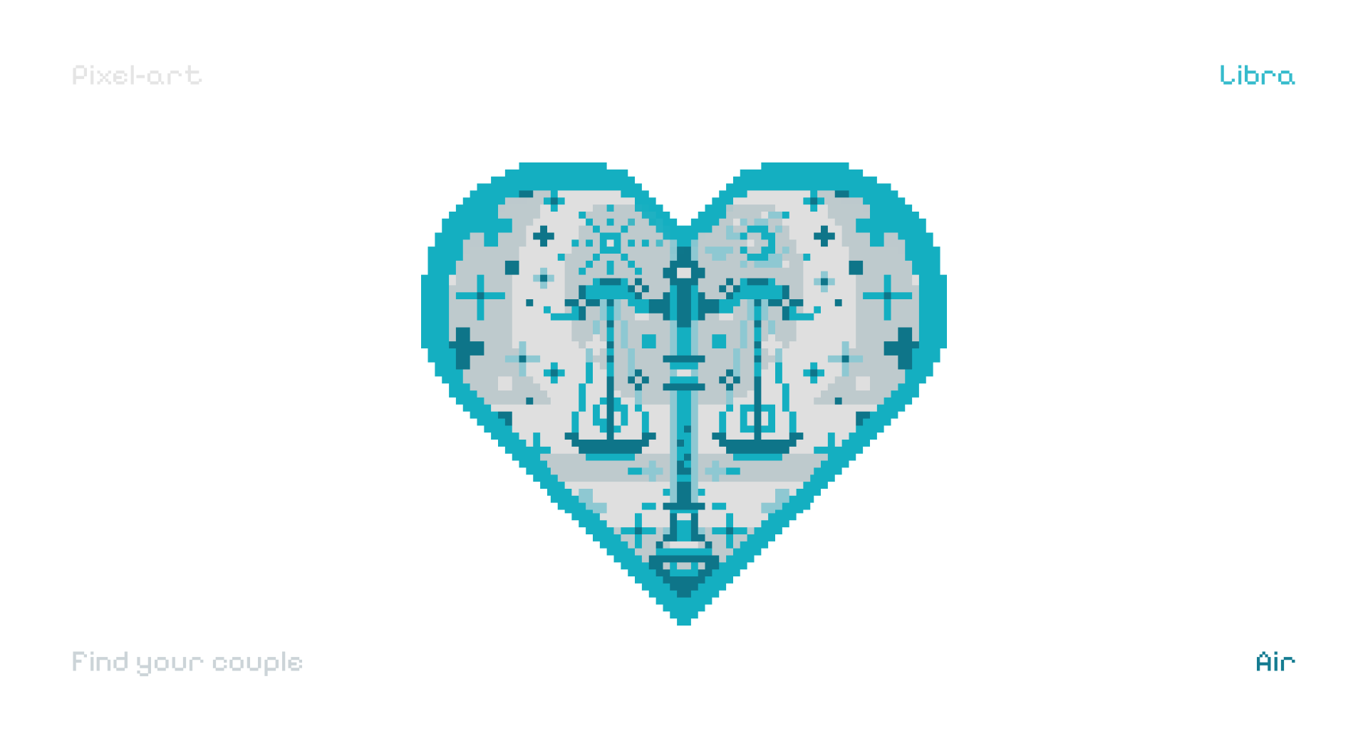 Pixel-heart zodiac collection — Изображение №8 — Иллюстрация, Графика на Dprofile