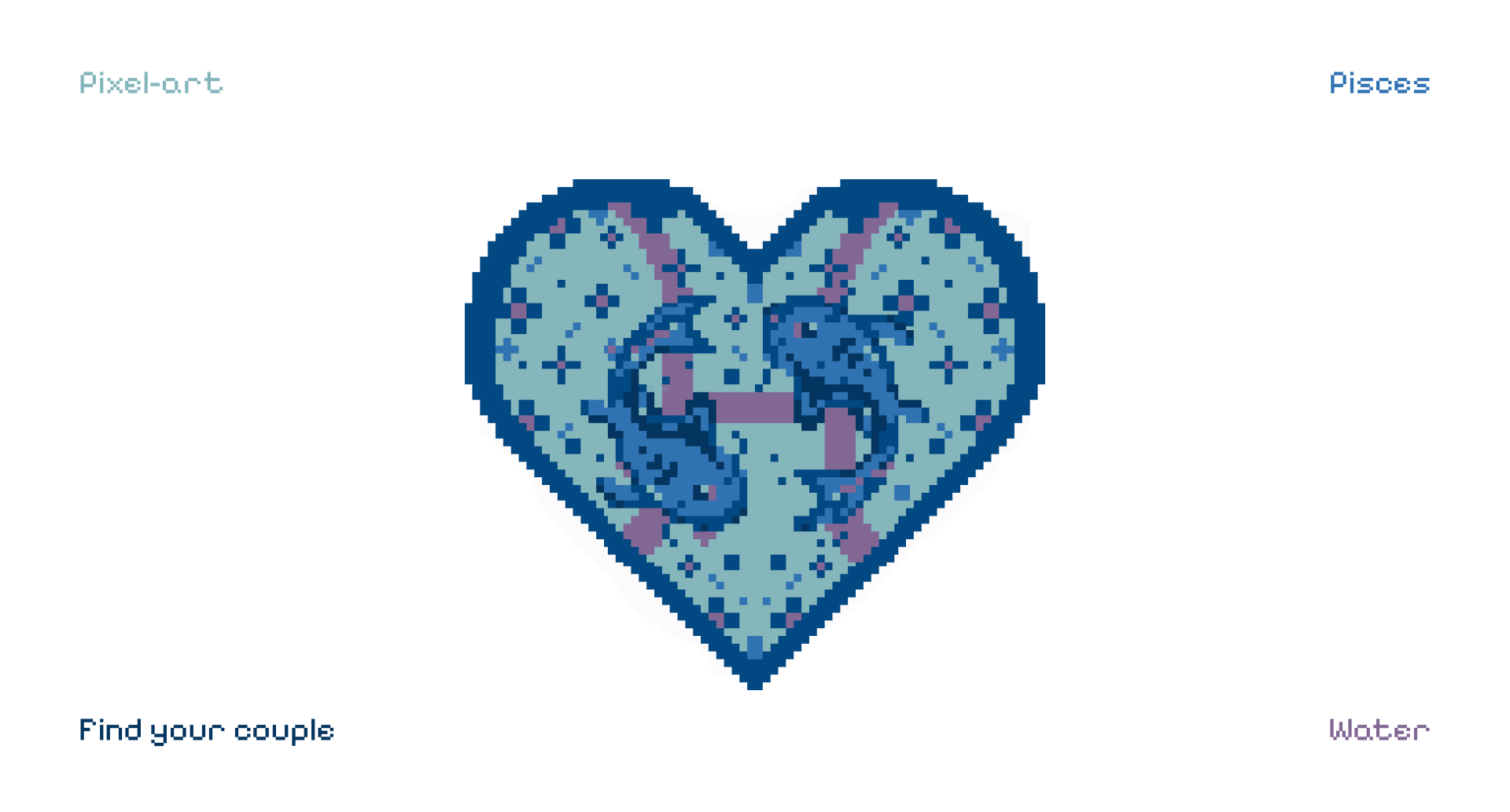 Pixel-heart zodiac collection — Изображение №13 — Иллюстрация, Графика на Dprofile