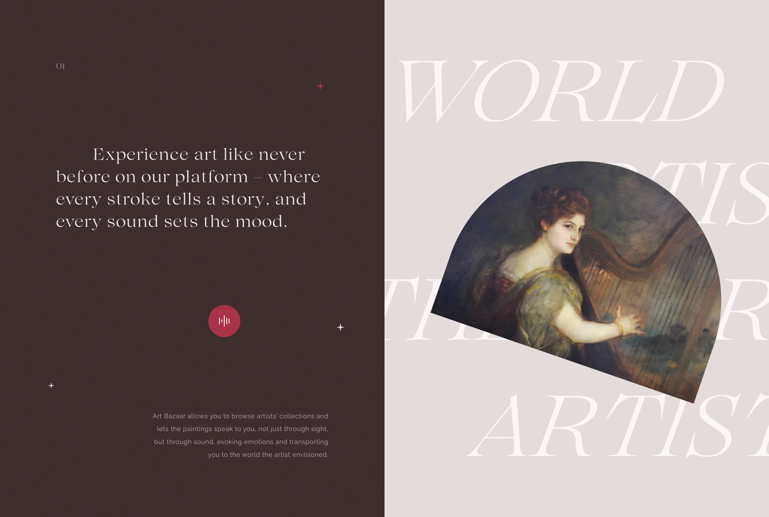 Art Bazaar / Creators and music — Изображение №2 — Интерфейсы на Dprofile