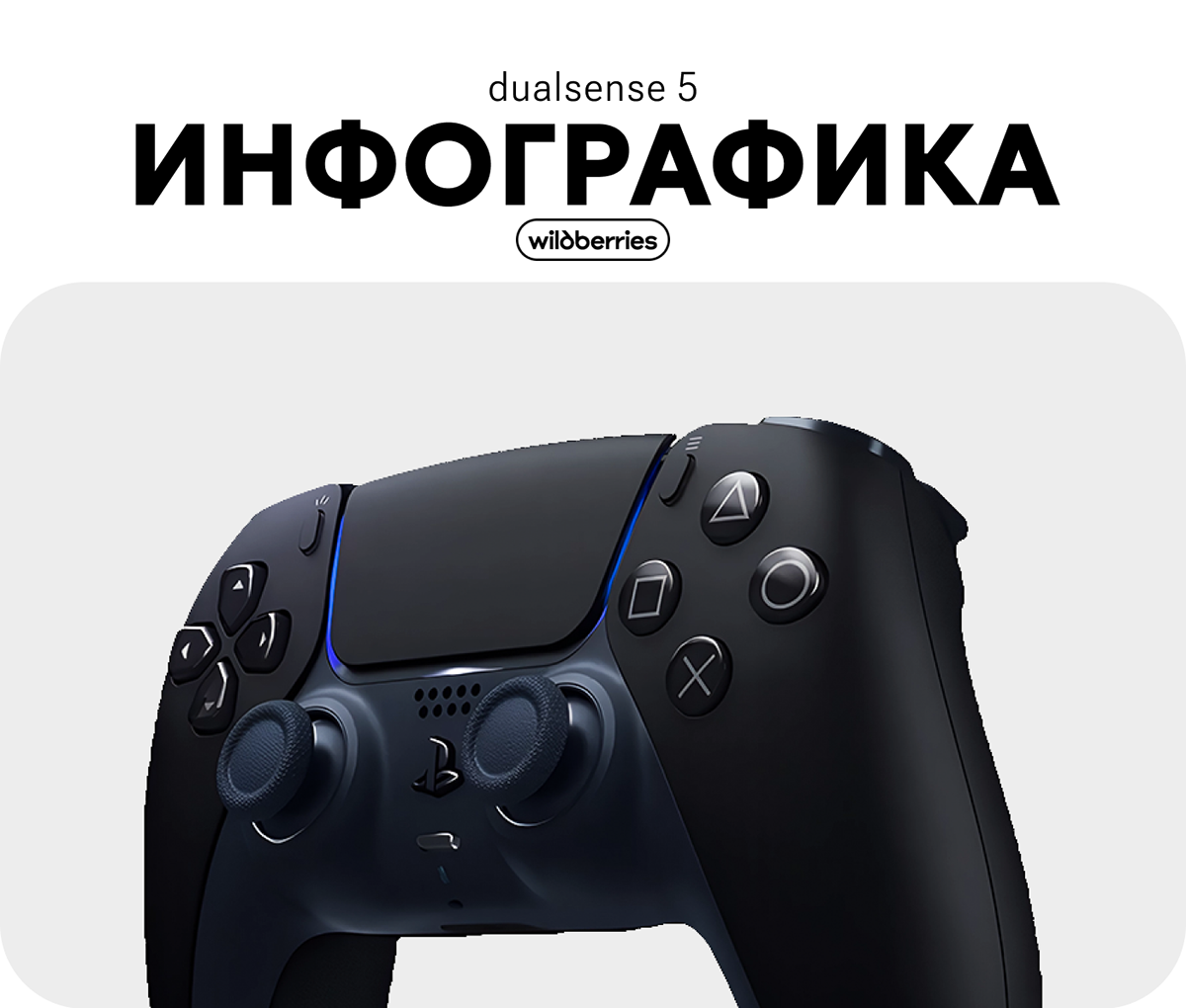 Инфографика для Wildberries | Карточка товара геймпада — Изображение №1 — Графика, Маркетинг на Dprofile