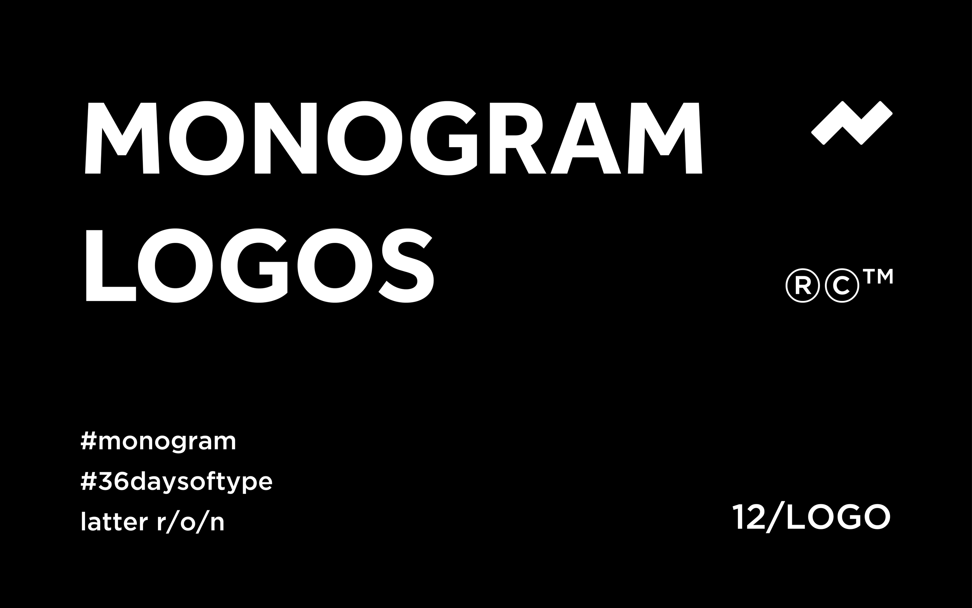 MONOGRAM LOGOS — Изображение №1 — Брендинг, Иллюстрация на Dprofile