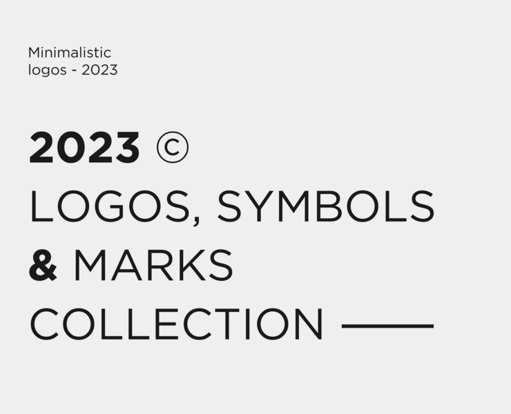 Minimalistic logos 2023 — Брендинг на Dprofile