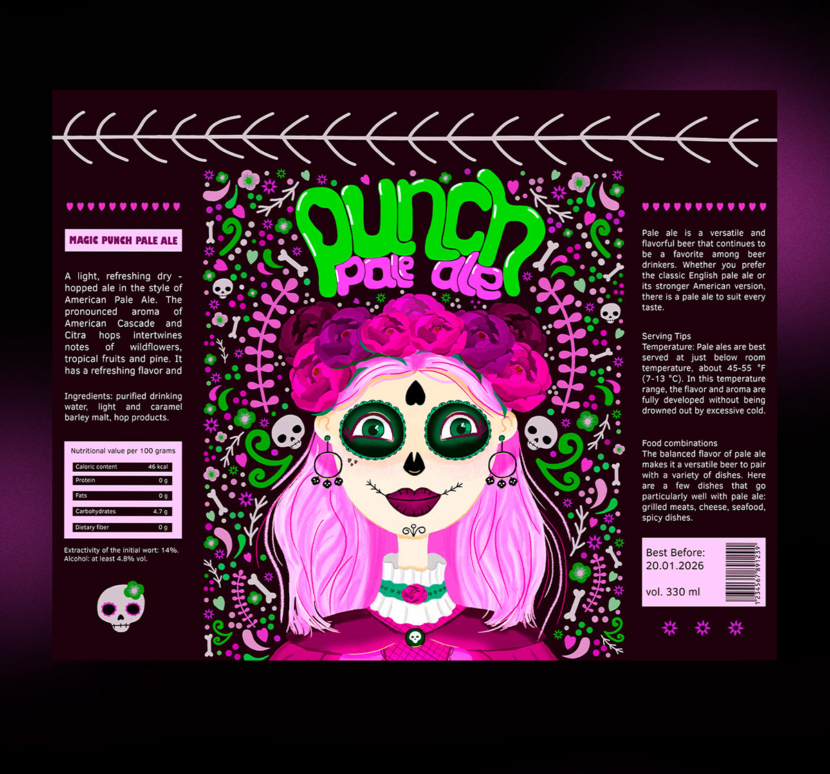 Дизайн этикетки для пунша Пэйл Эль — Изображение №6 — Интерфейсы, Брендинг на Dprofile