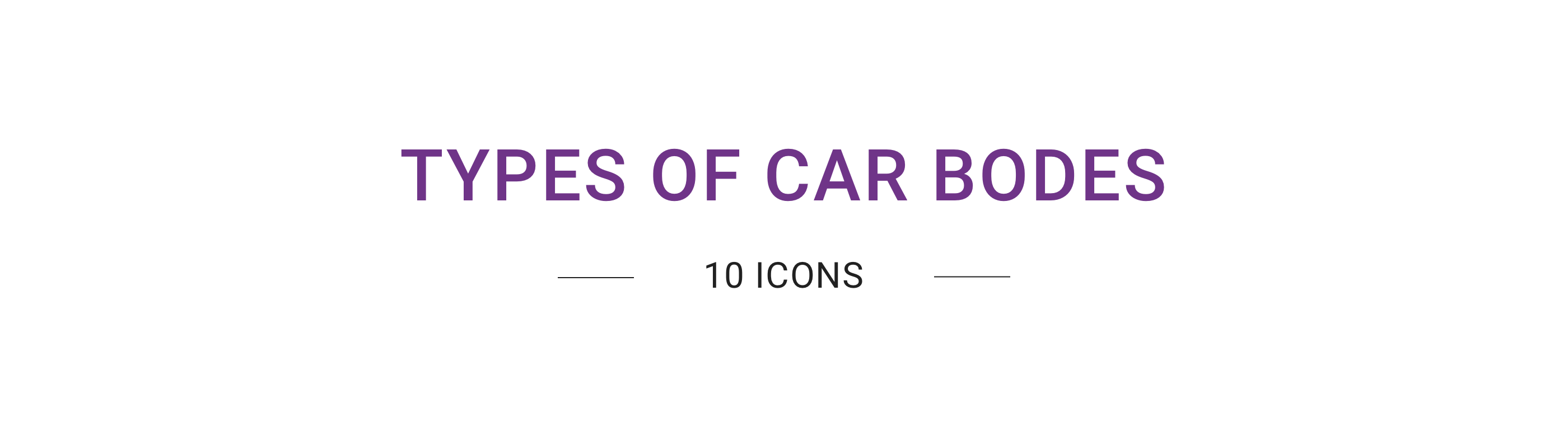 Icon of different types of car bodes — Изображение №1 — Интерфейсы, Иллюстрация на Dprofile