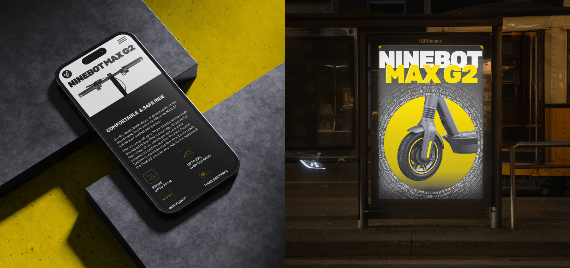 Ninebot e-scooter retail | Landing page — Изображение №4 — Интерфейсы, Анимация на Dprofile