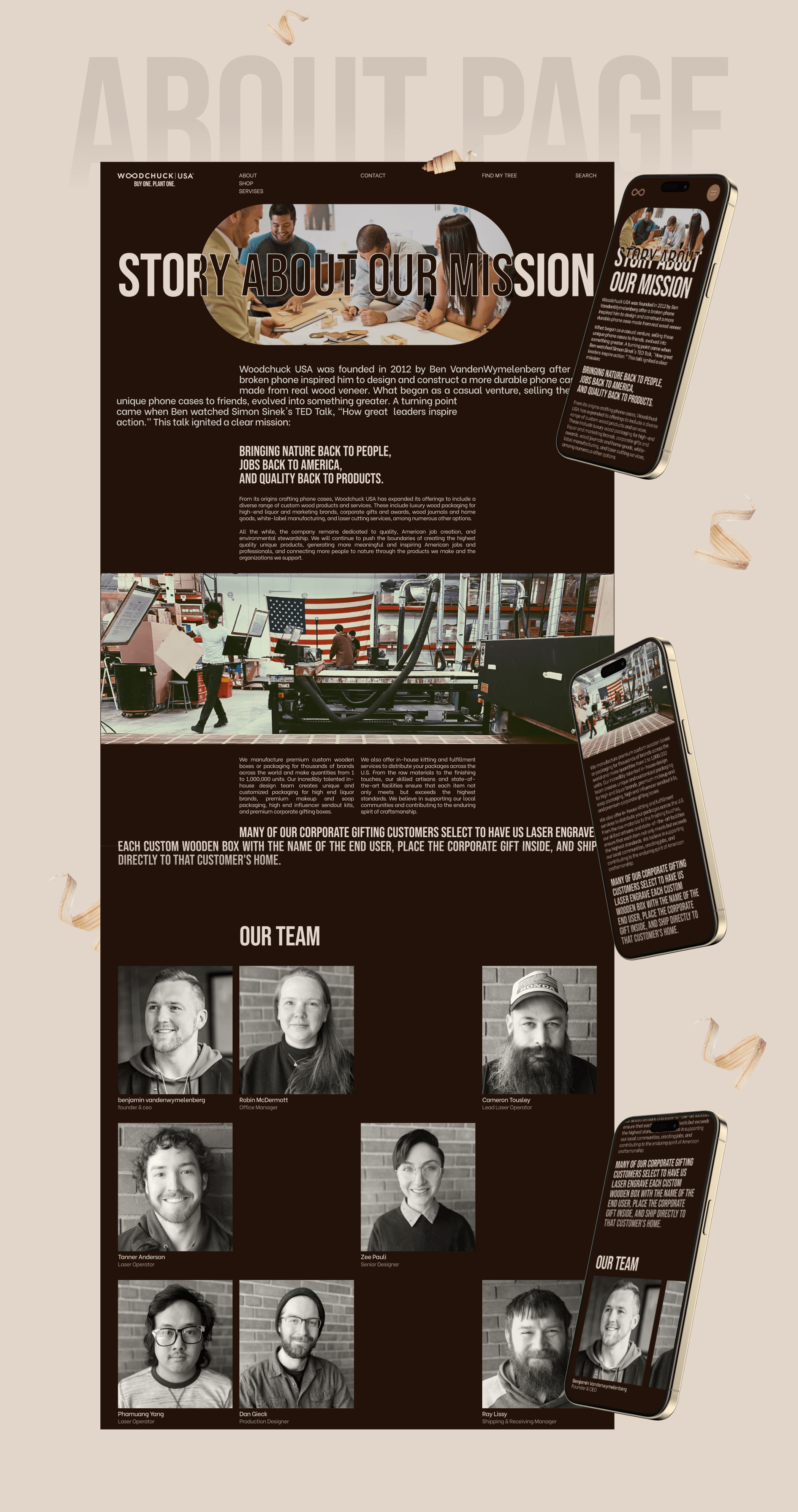 Corporate site redesign WOODCHUCK CORP. — Изображение №10 — Интерфейсы, Анимация на Dprofile