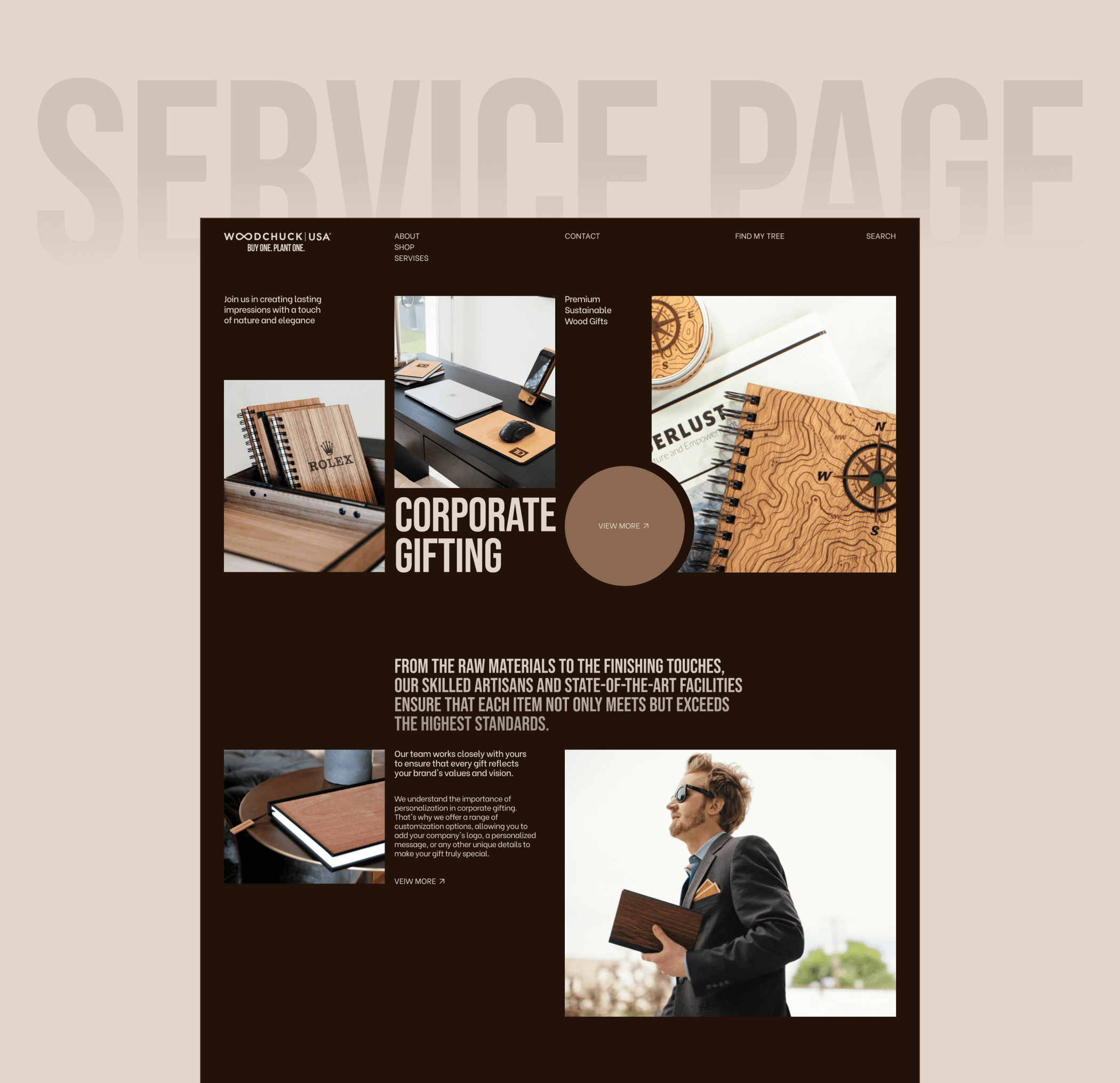 Corporate site redesign WOODCHUCK CORP. — Изображение №7 — Интерфейсы, Анимация на Dprofile