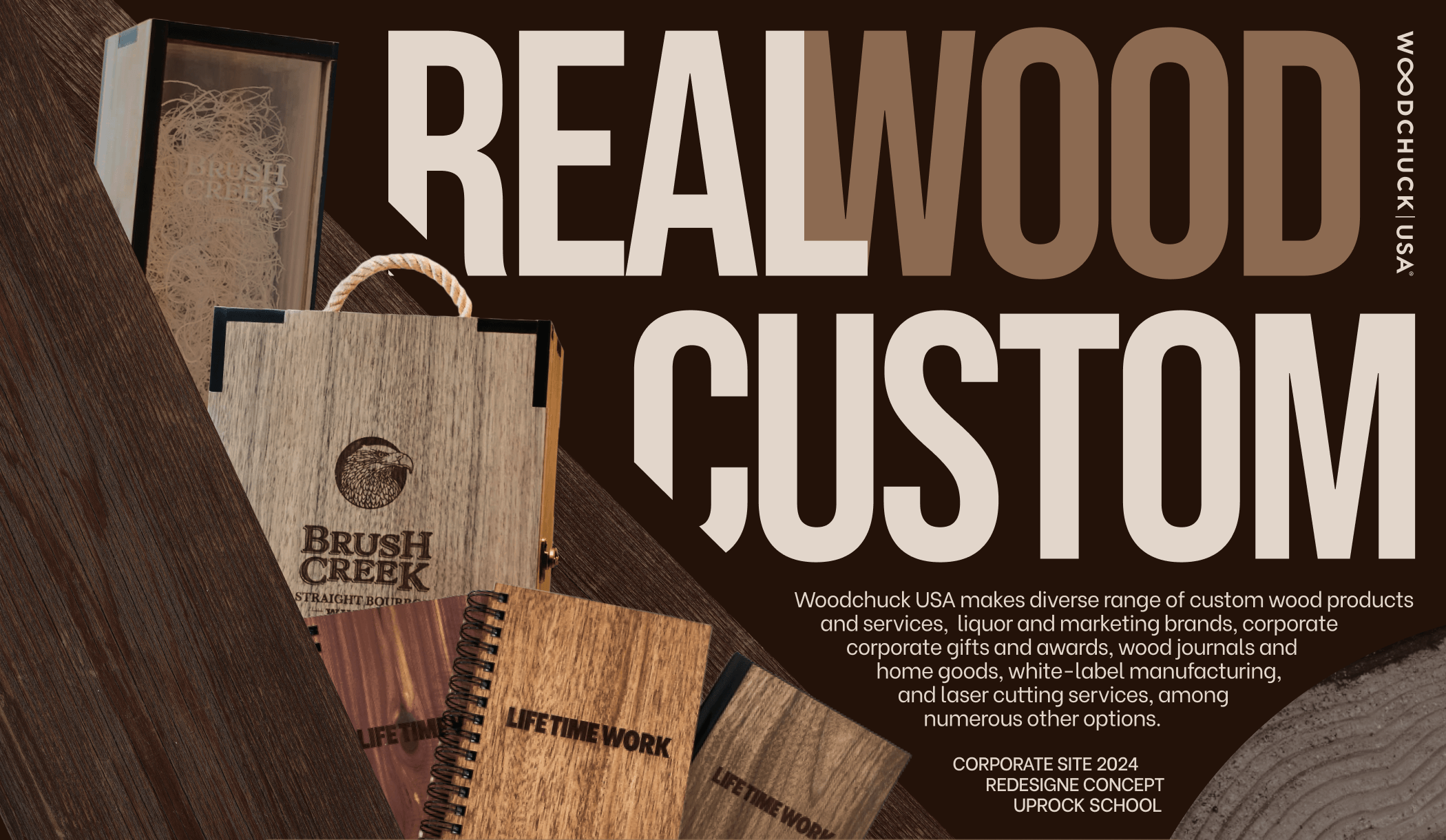 Corporate site redesign WOODCHUCK CORP. — Изображение №1 — Интерфейсы, Анимация на Dprofile