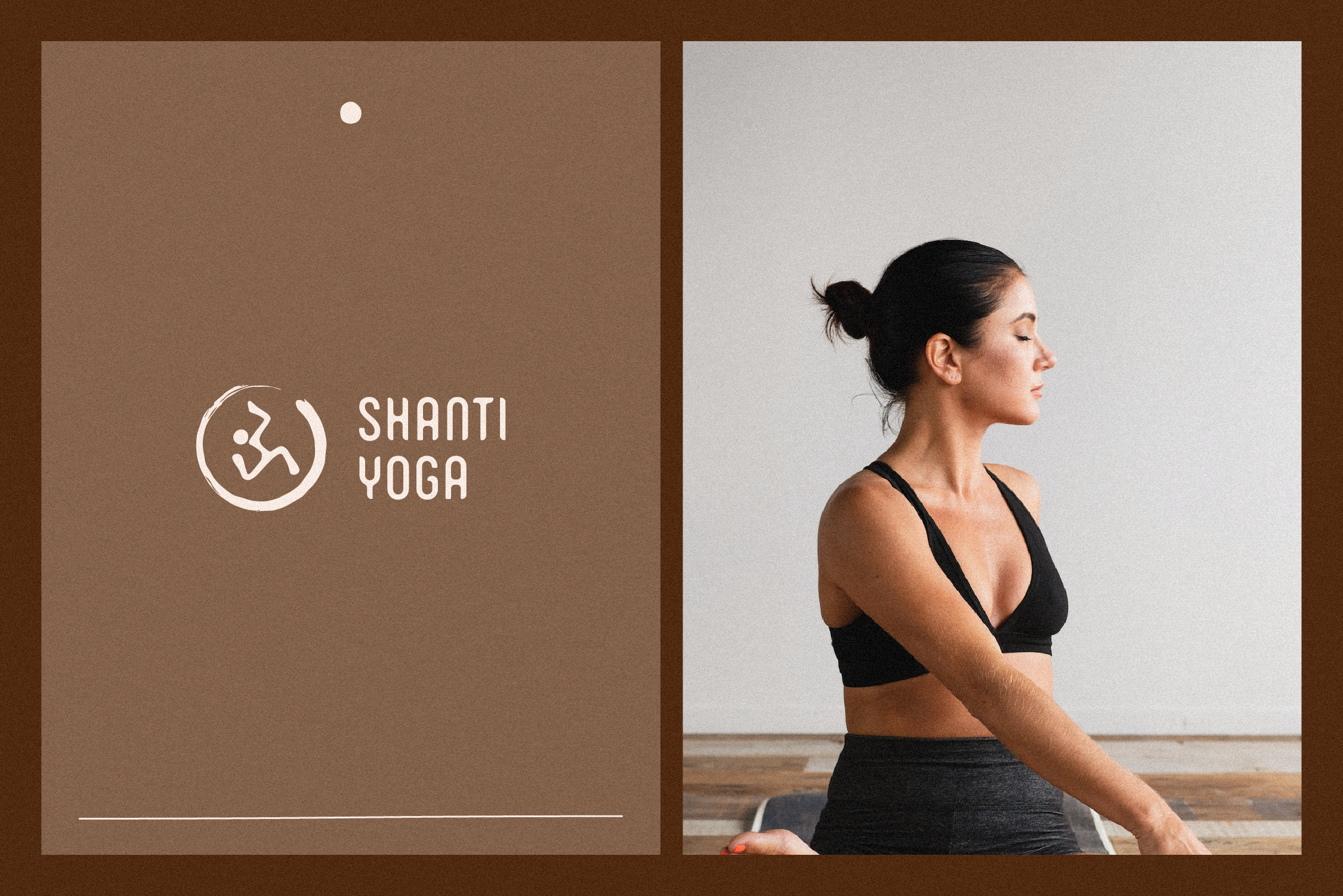 Shanti Yoga | Logo design, branding & visual identity — Изображение №3 — Брендинг, Графика на Dprofile