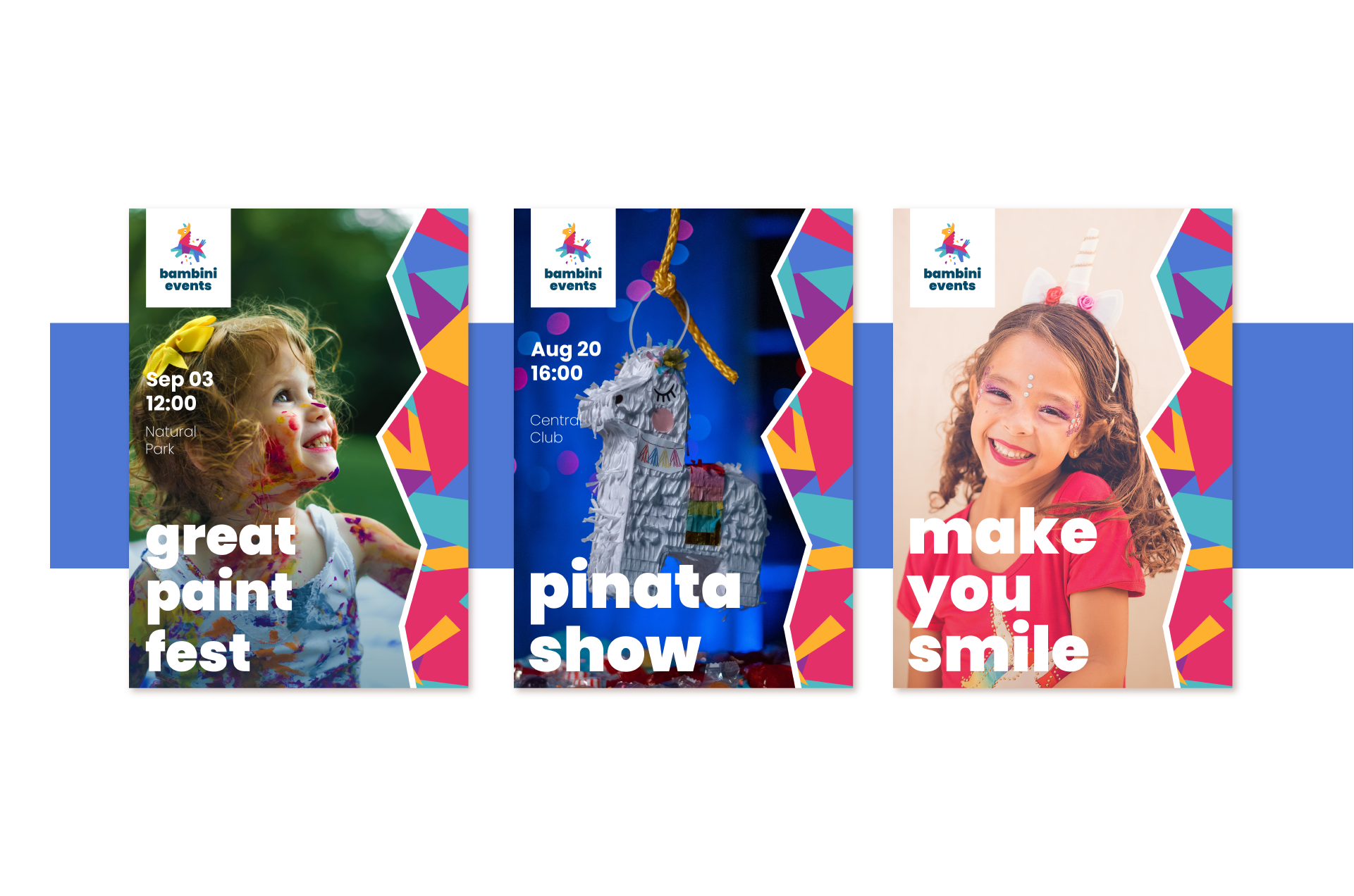 Bambini Events | Logo & branding for event agency — Изображение №6 — Брендинг, Графика на Dprofile
