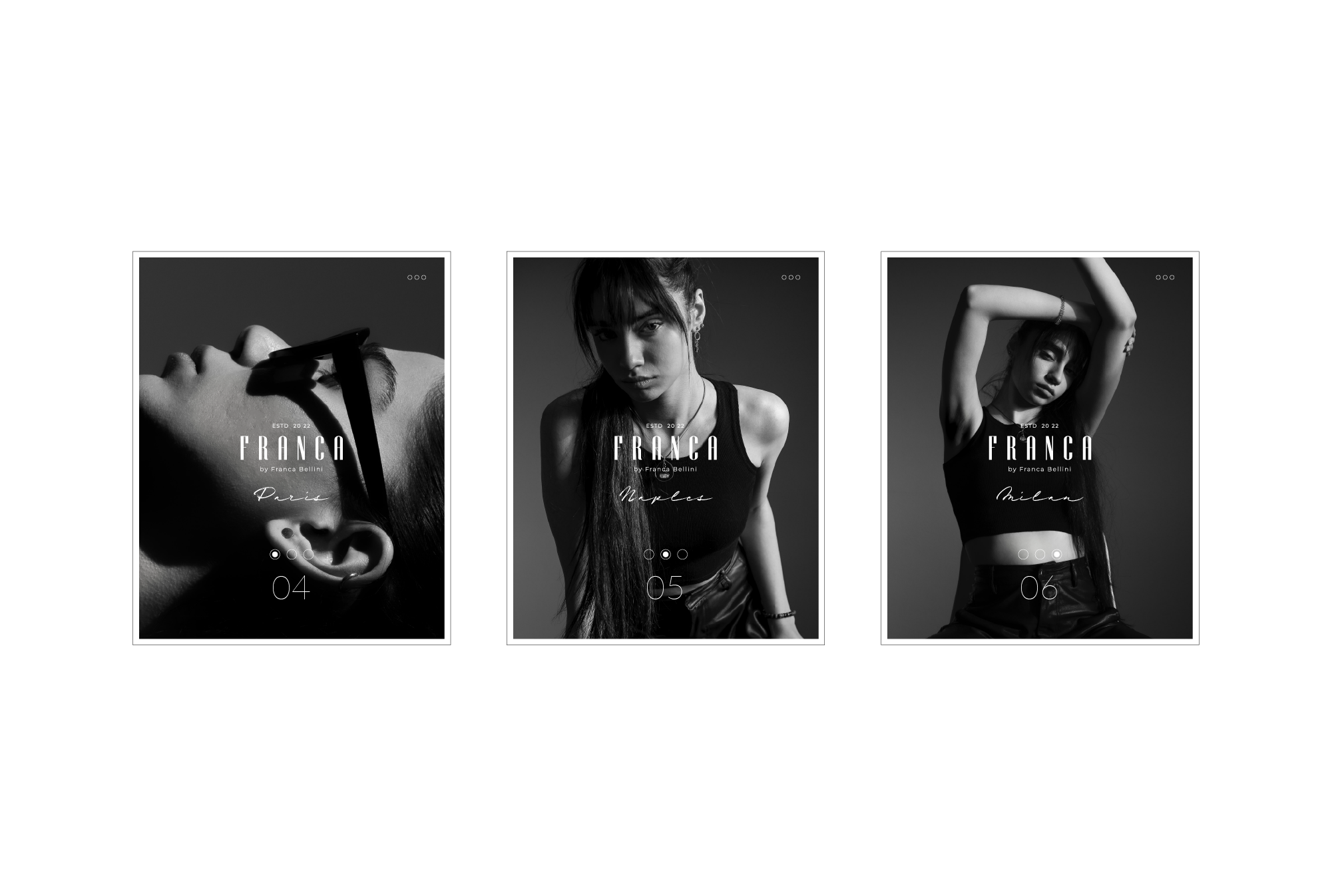 FRANCA | Logo & visual identity women's clothing brand — Изображение №5 — Брендинг, Графика на Dprofile