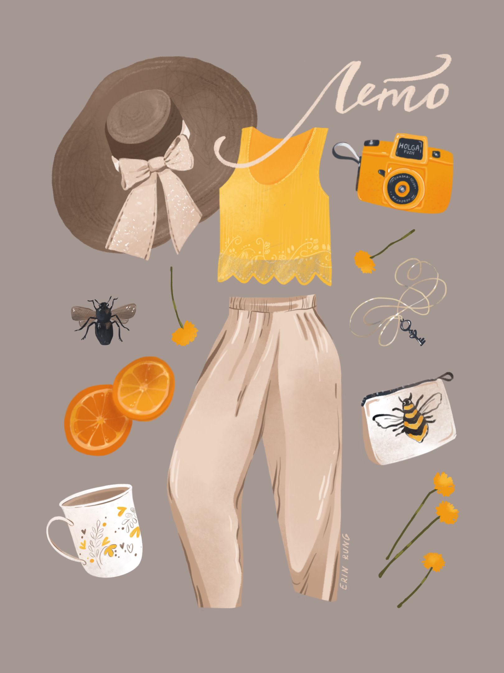 SUMMER VIBES illustration — Изображение №1 — Иллюстрация на Dprofile