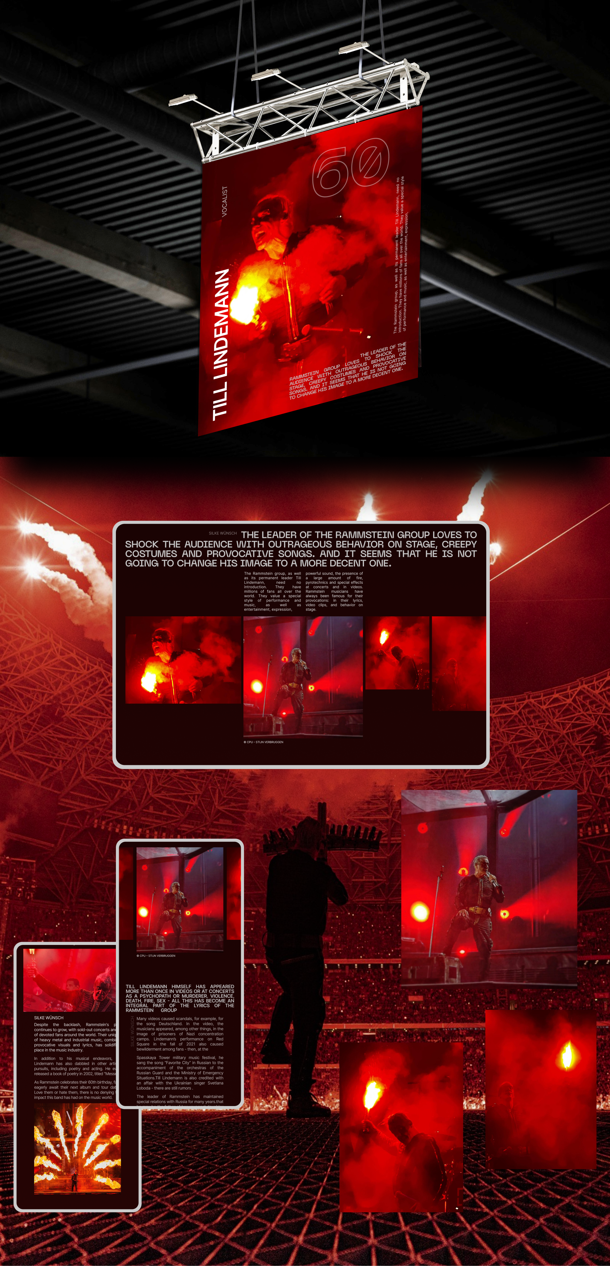 RAMMSTEIN corporate website — Изображение №5 — Интерфейсы, Брендинг на Dprofile