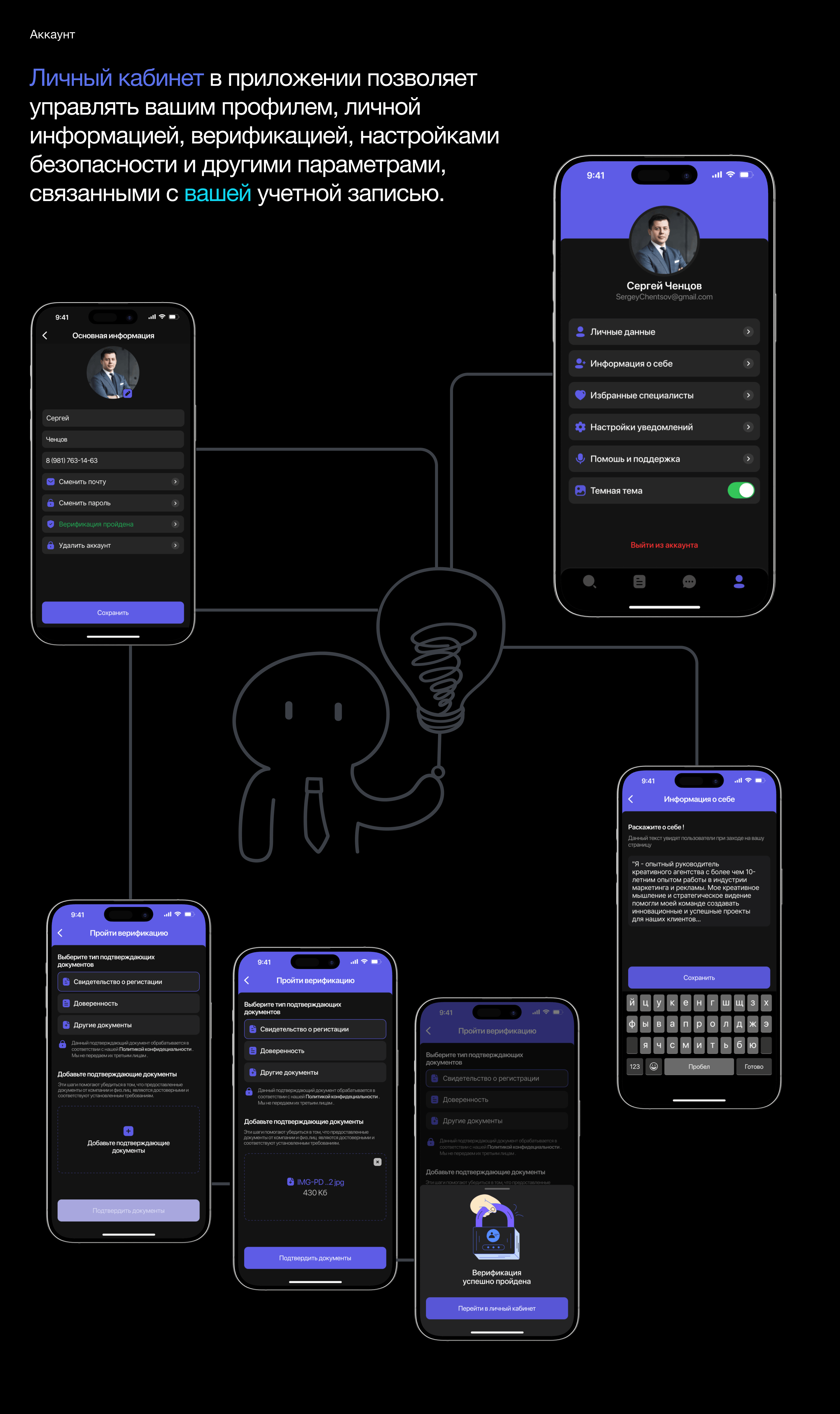 CreativeConnect mobile app — Изображение №13 — Интерфейсы на Dprofile