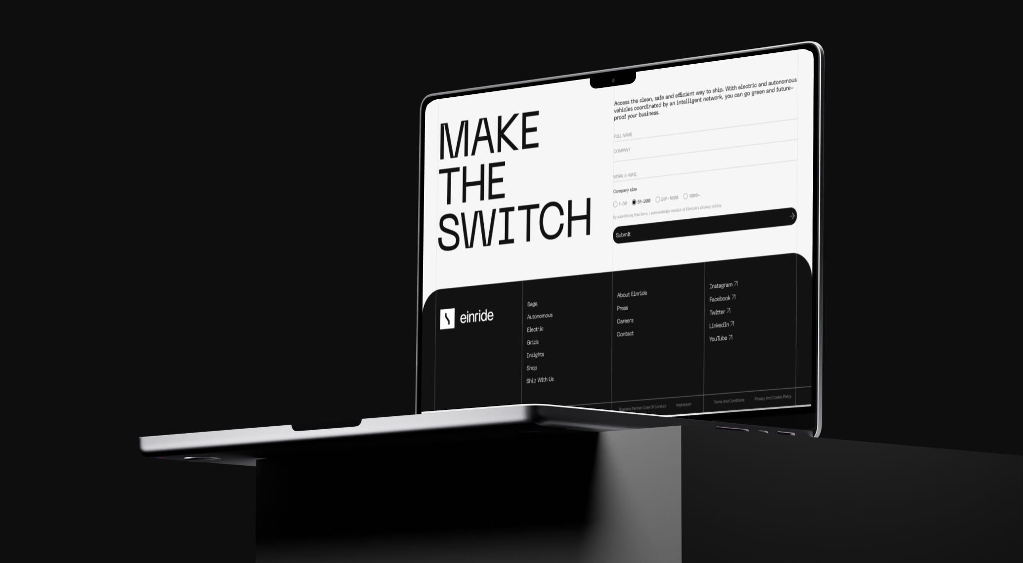 Einride | corporate — Изображение №11 — Интерфейсы на Dprofile
