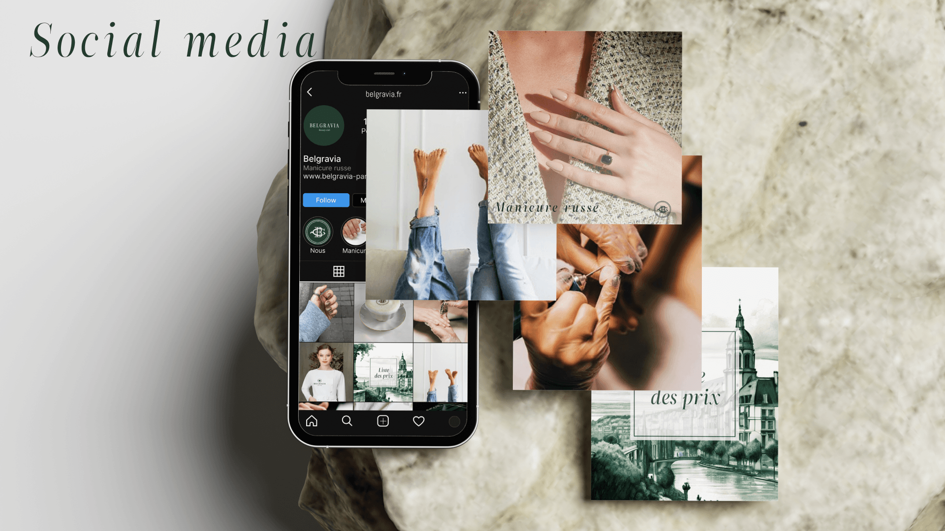 Belgravia | Beauty salon rebranding concept — Изображение №14 — Брендинг на Dprofile