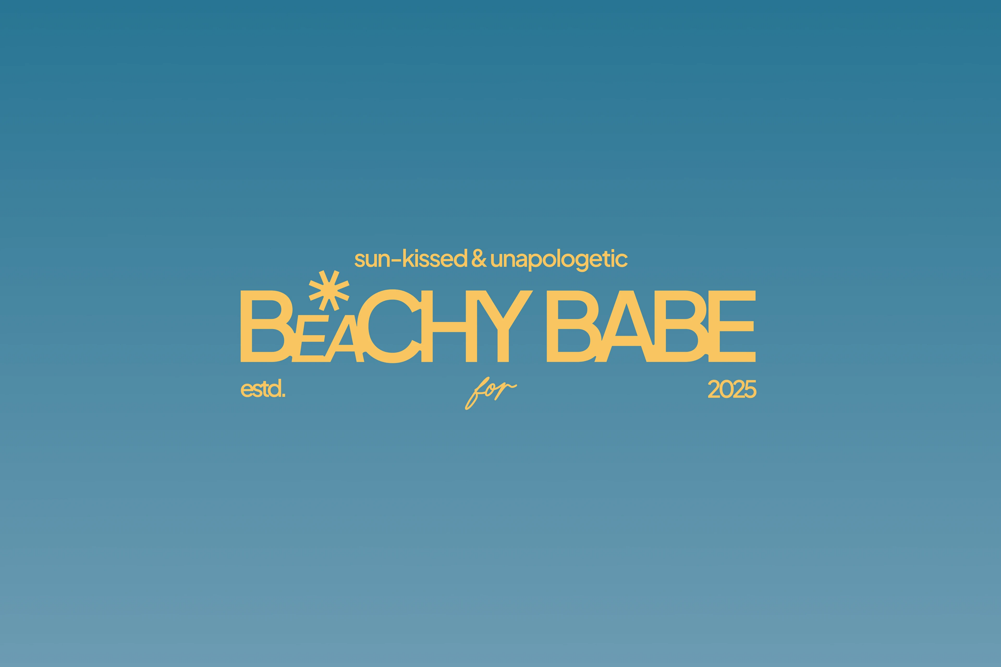 BEACHY BABE — Conceptual Coastal Mood Branding — Изображение №1 — Брендинг на Dprofile
