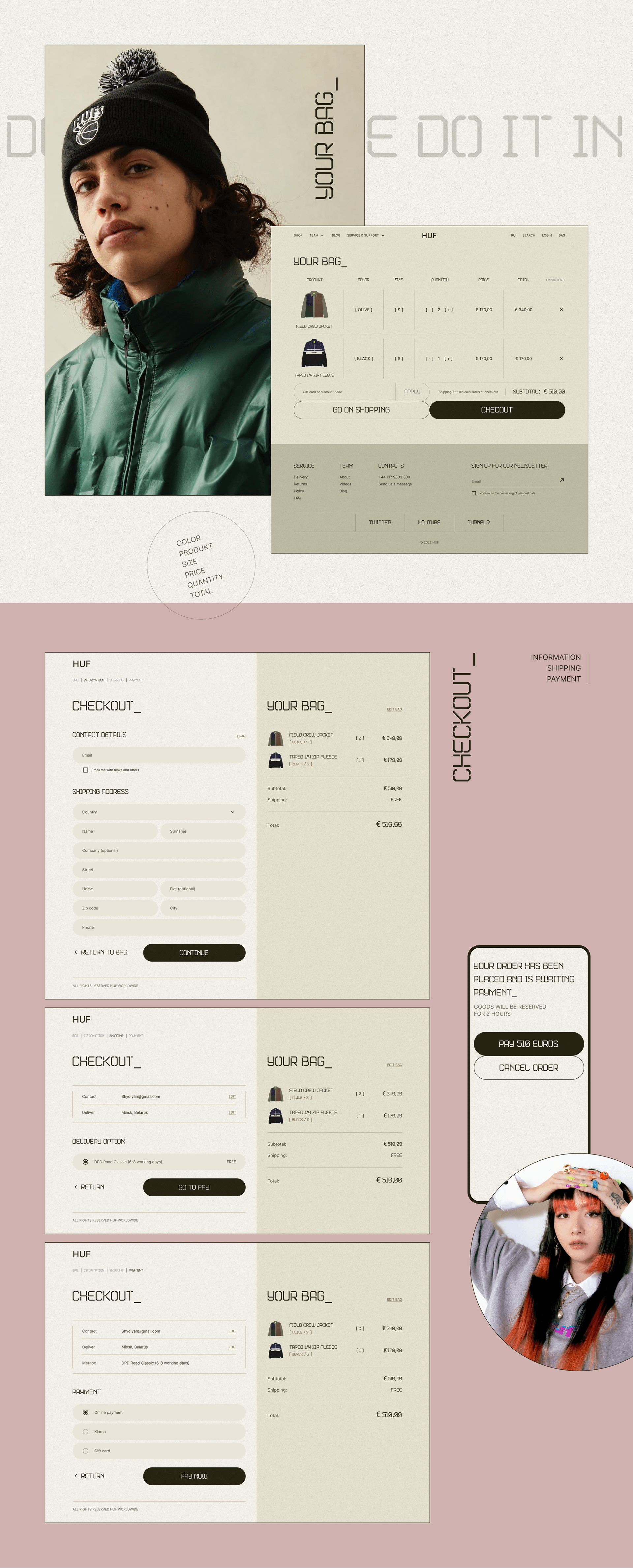 Huf website concept | E-commerce — Изображение №7 — Интерфейсы на Dprofile