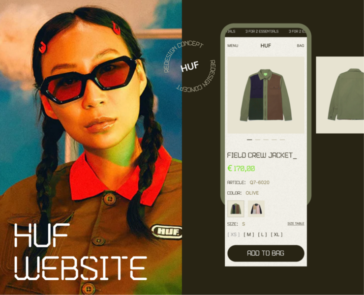 Huf website concept | E-commerce — Интерфейсы на Dprofile
