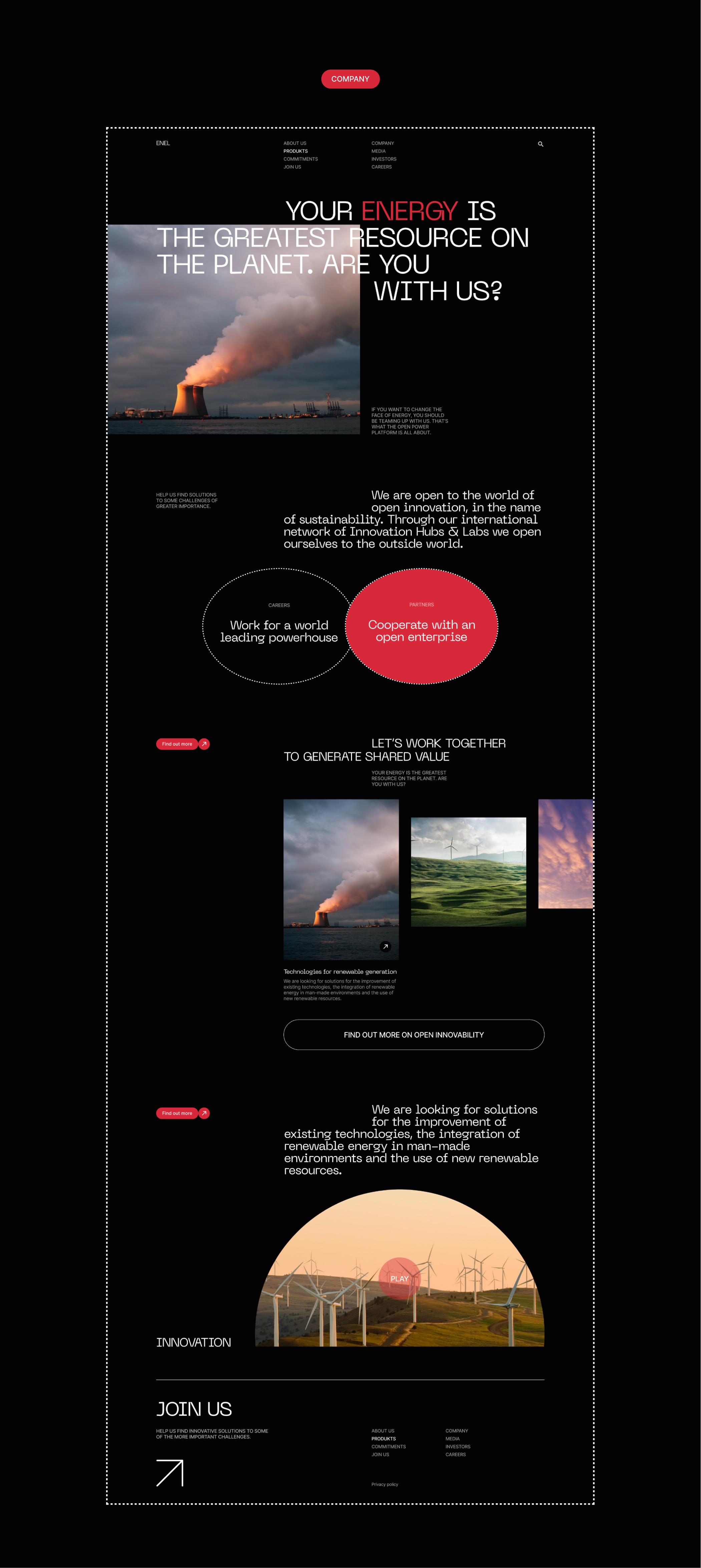 Enel Group redesign concept — Изображение №11 — Интерфейсы на Dprofile