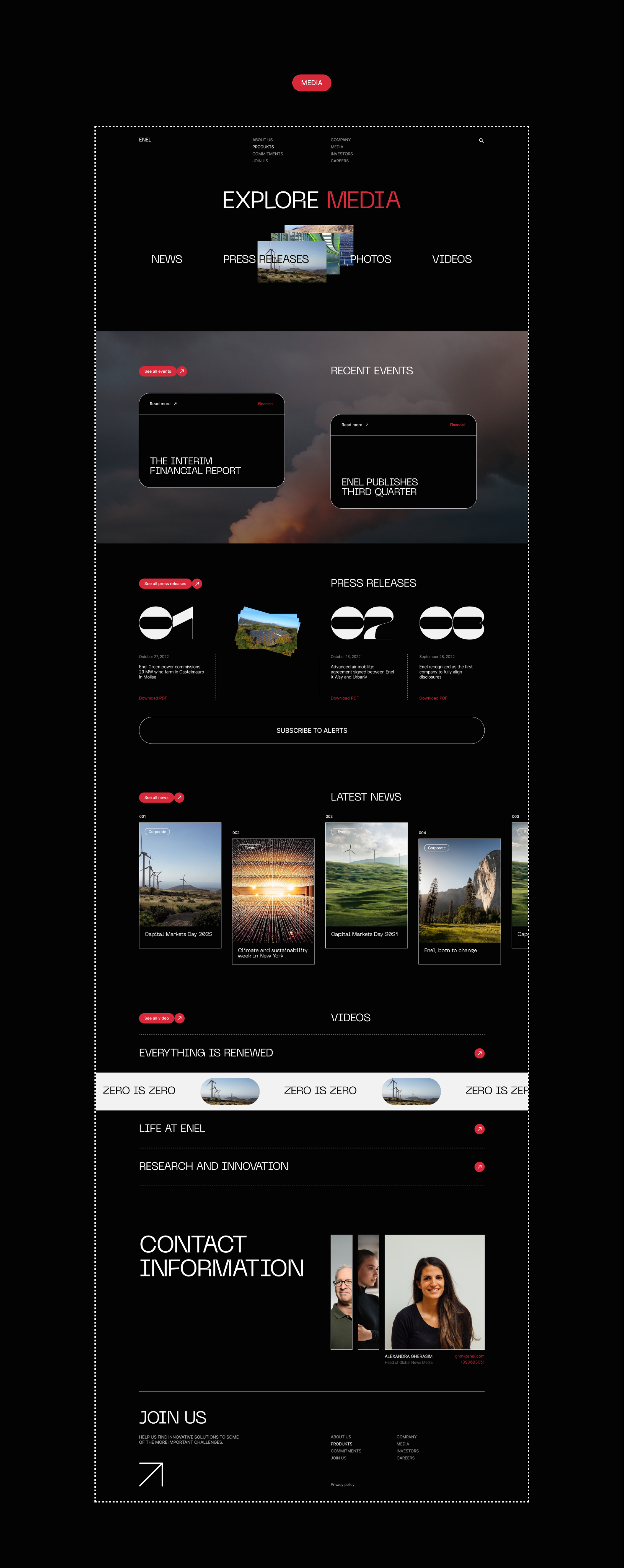 Enel Group redesign concept — Изображение №5 — Интерфейсы на Dprofile