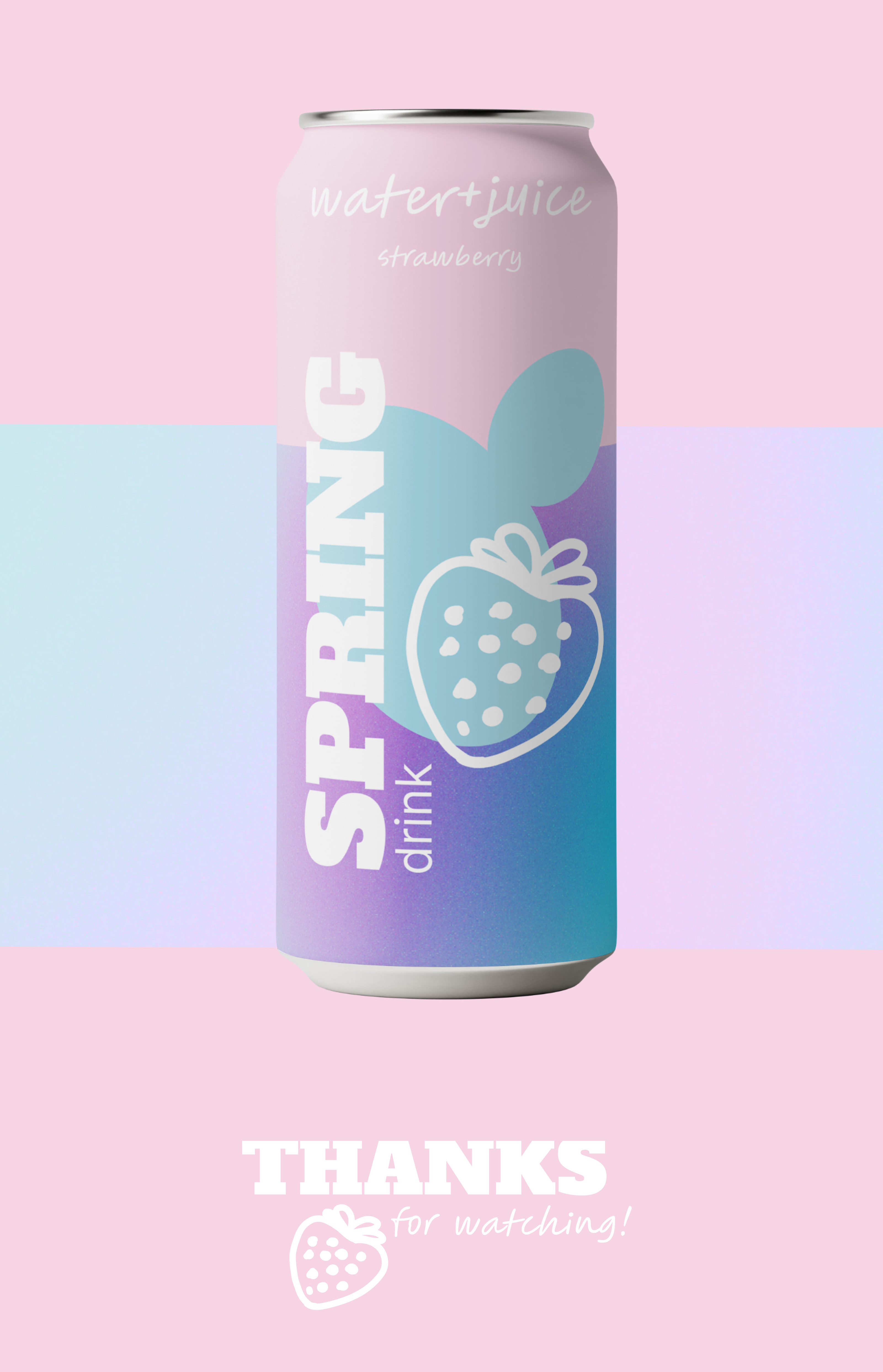 Spring Drink | Дизайн газировки — Изображение №7 — Брендинг на Dprofile