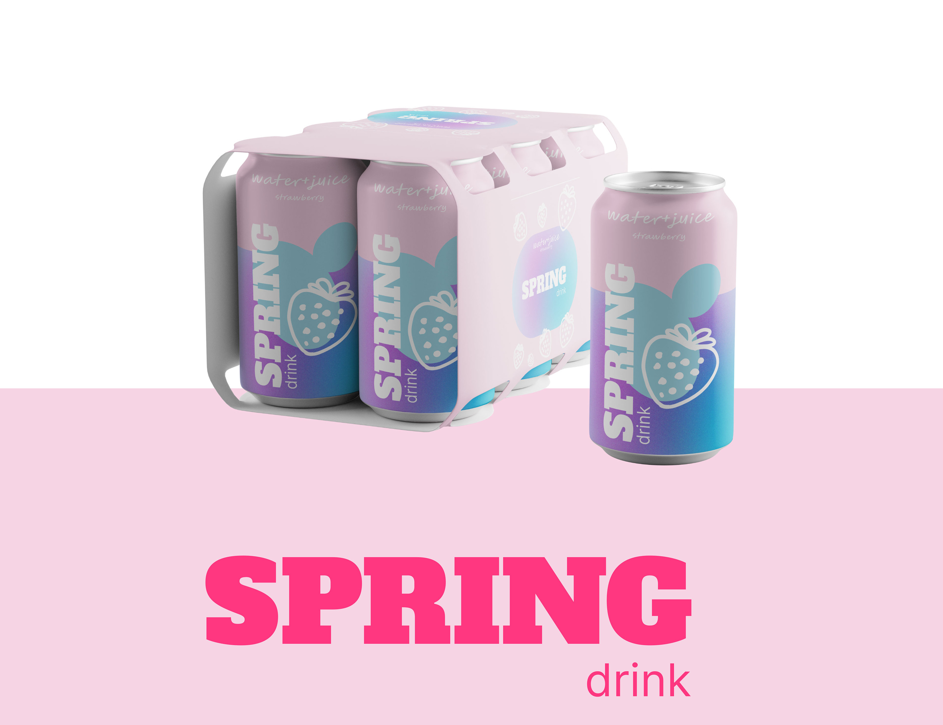 Spring Drink | Дизайн газировки — Изображение №6 — Брендинг на Dprofile