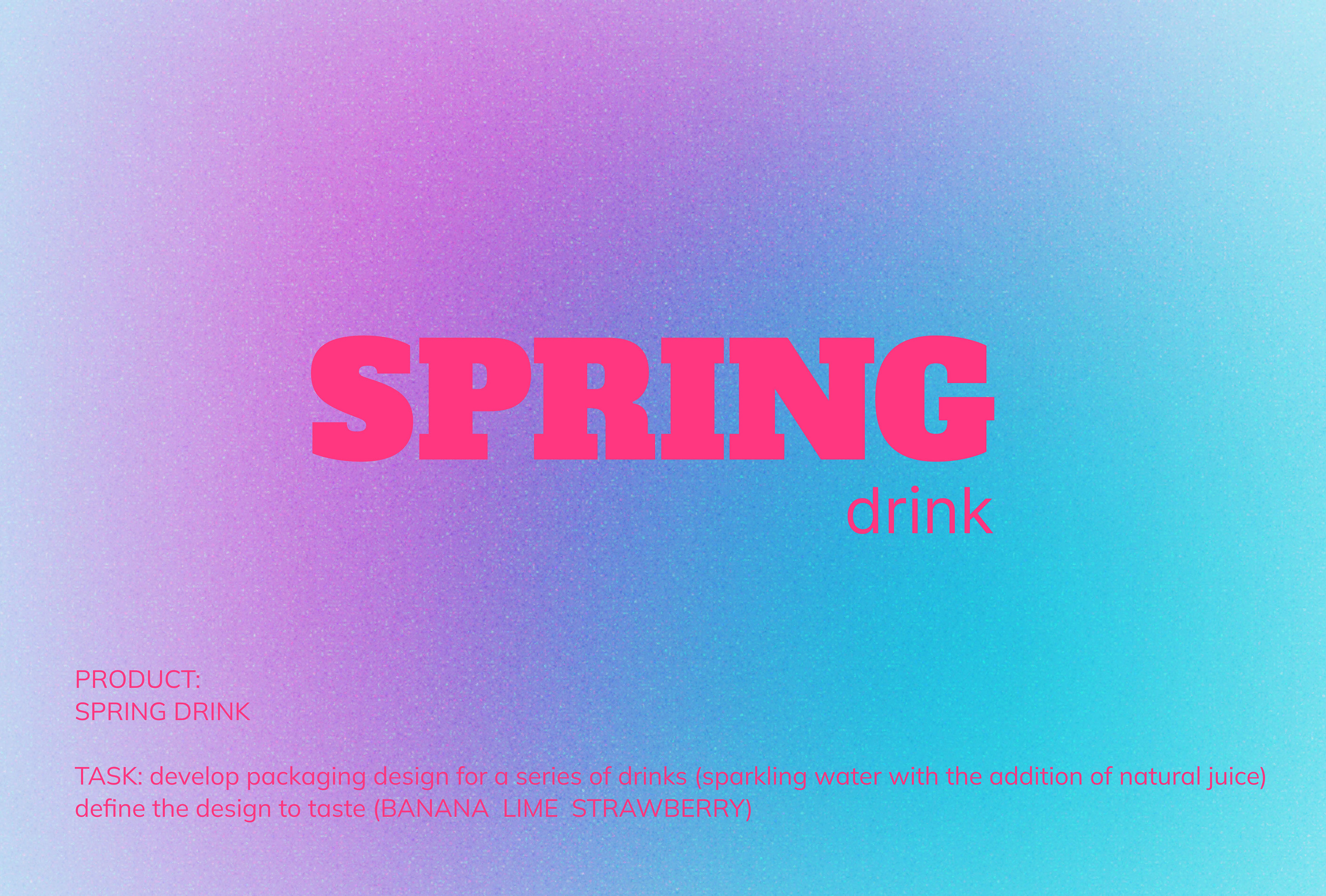 Spring Drink | Дизайн газировки — Изображение №1 — Брендинг на Dprofile