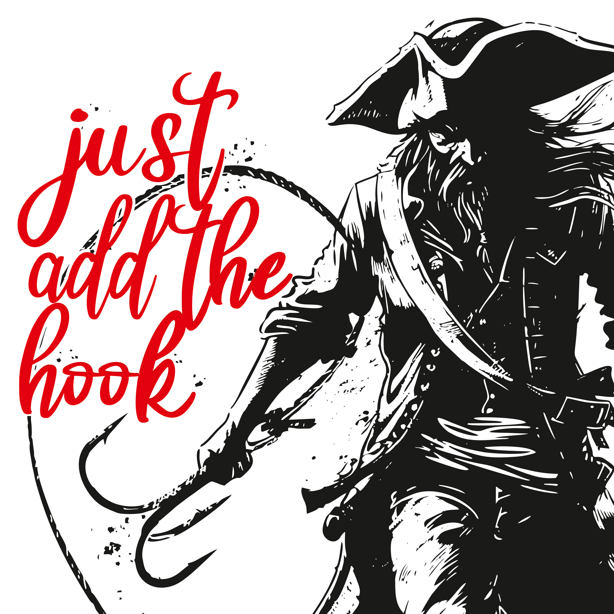 Мерч FRAPP - Just add the hook — Изображение №2 — Брендинг, Иллюстрация на Dprofile