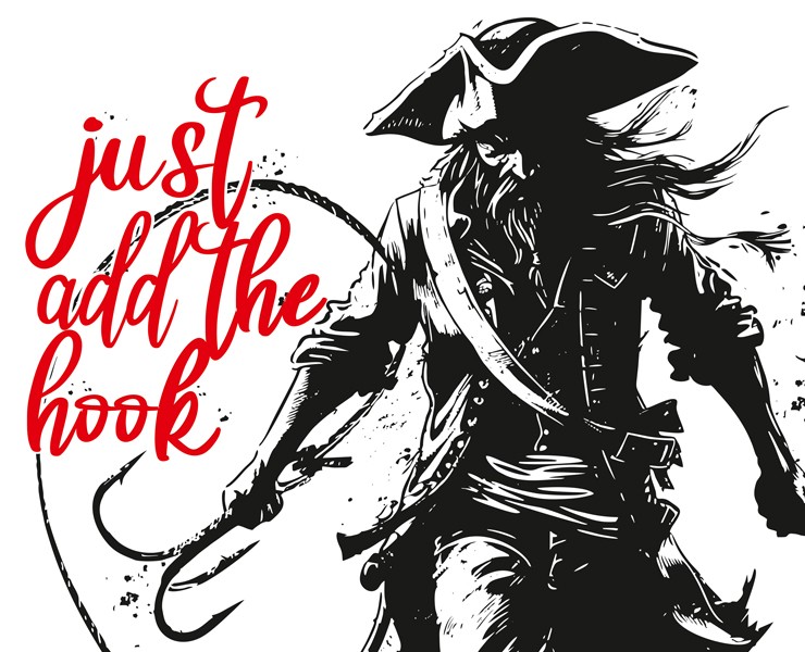 Мерч FRAPP - Just add the hook — Брендинг, Иллюстрация на Dprofile