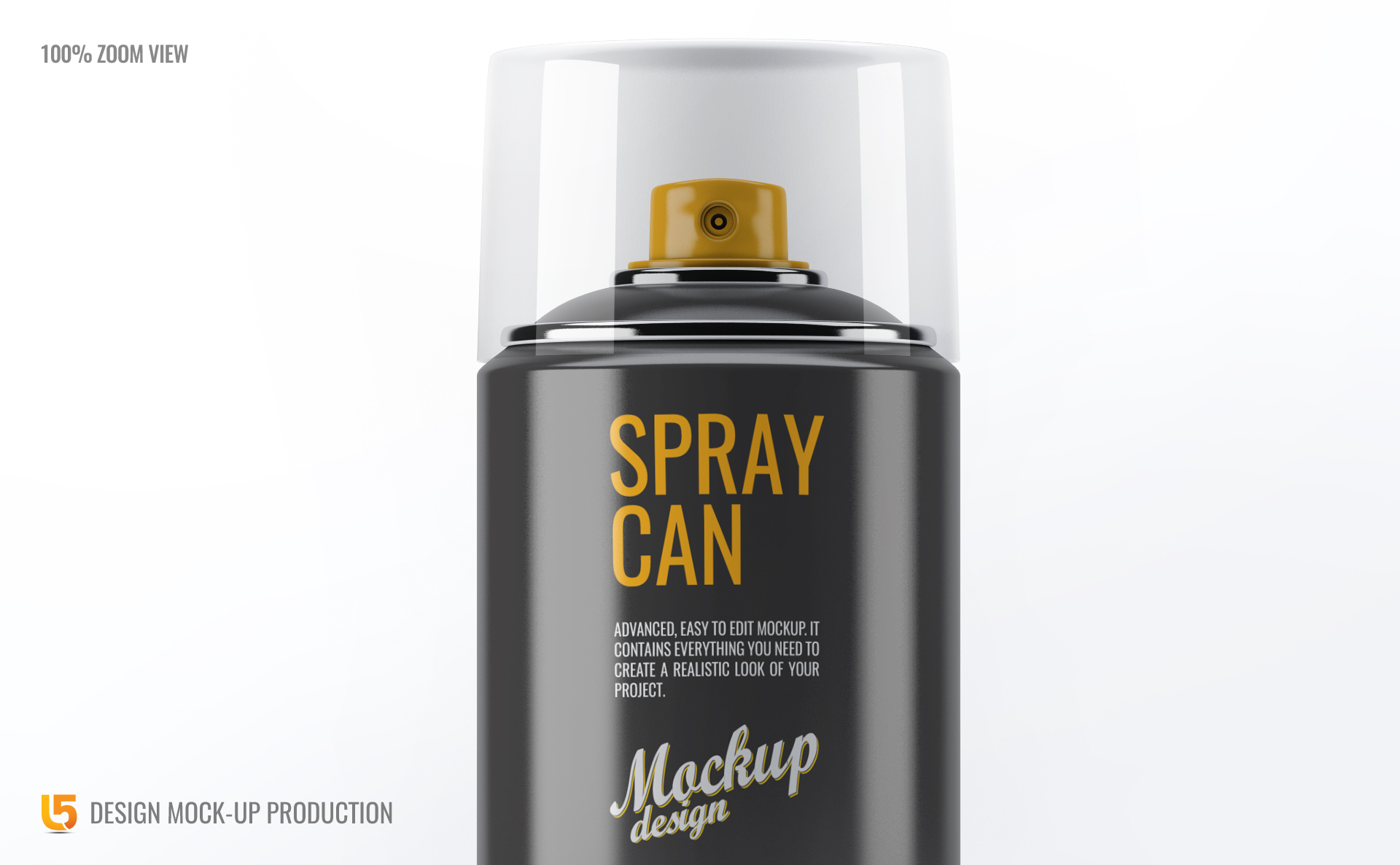 Spray Can Mockup — Изображение №3 — Иллюстрация, 3D на Dprofile