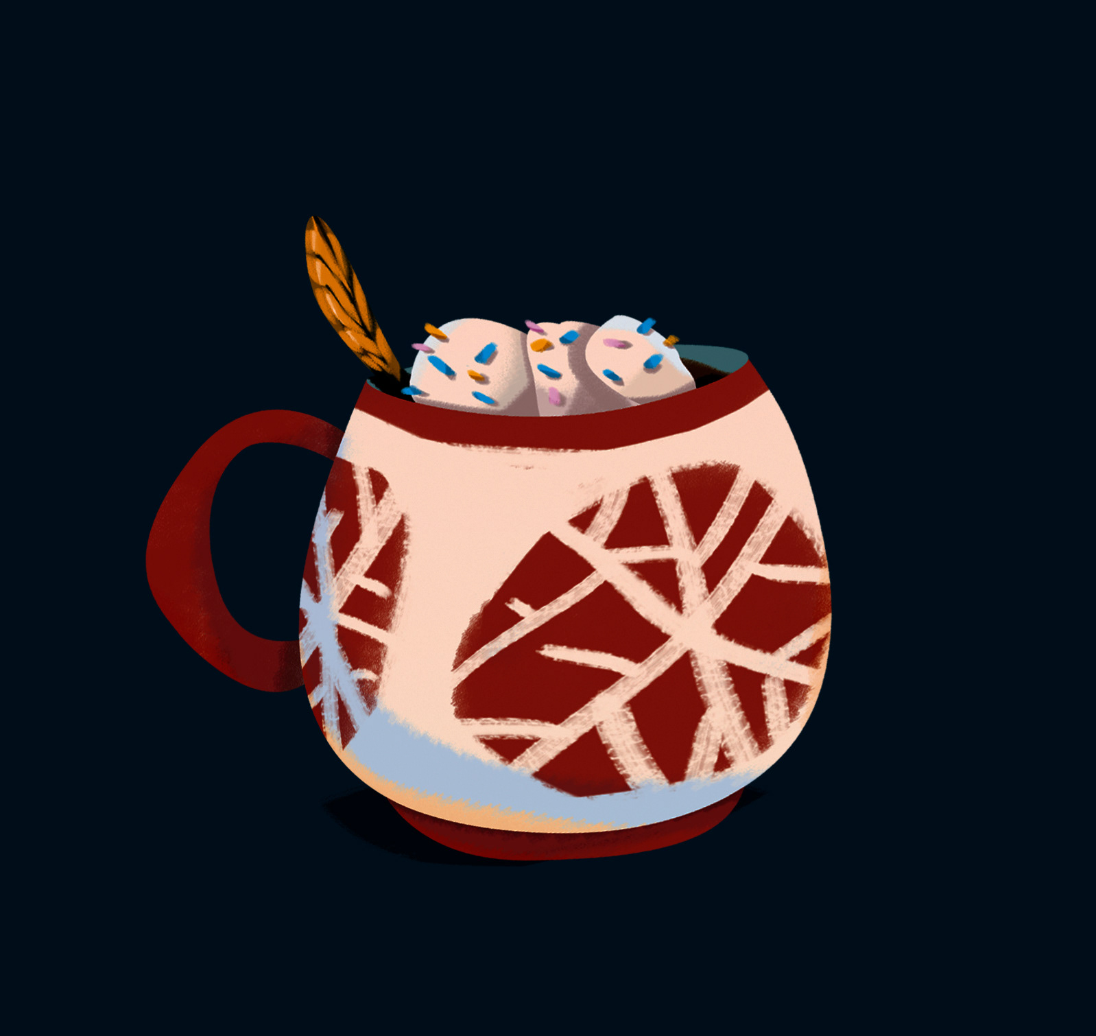 Winter drinks (icons) — Изображение №2 — Иллюстрация на Dprofile