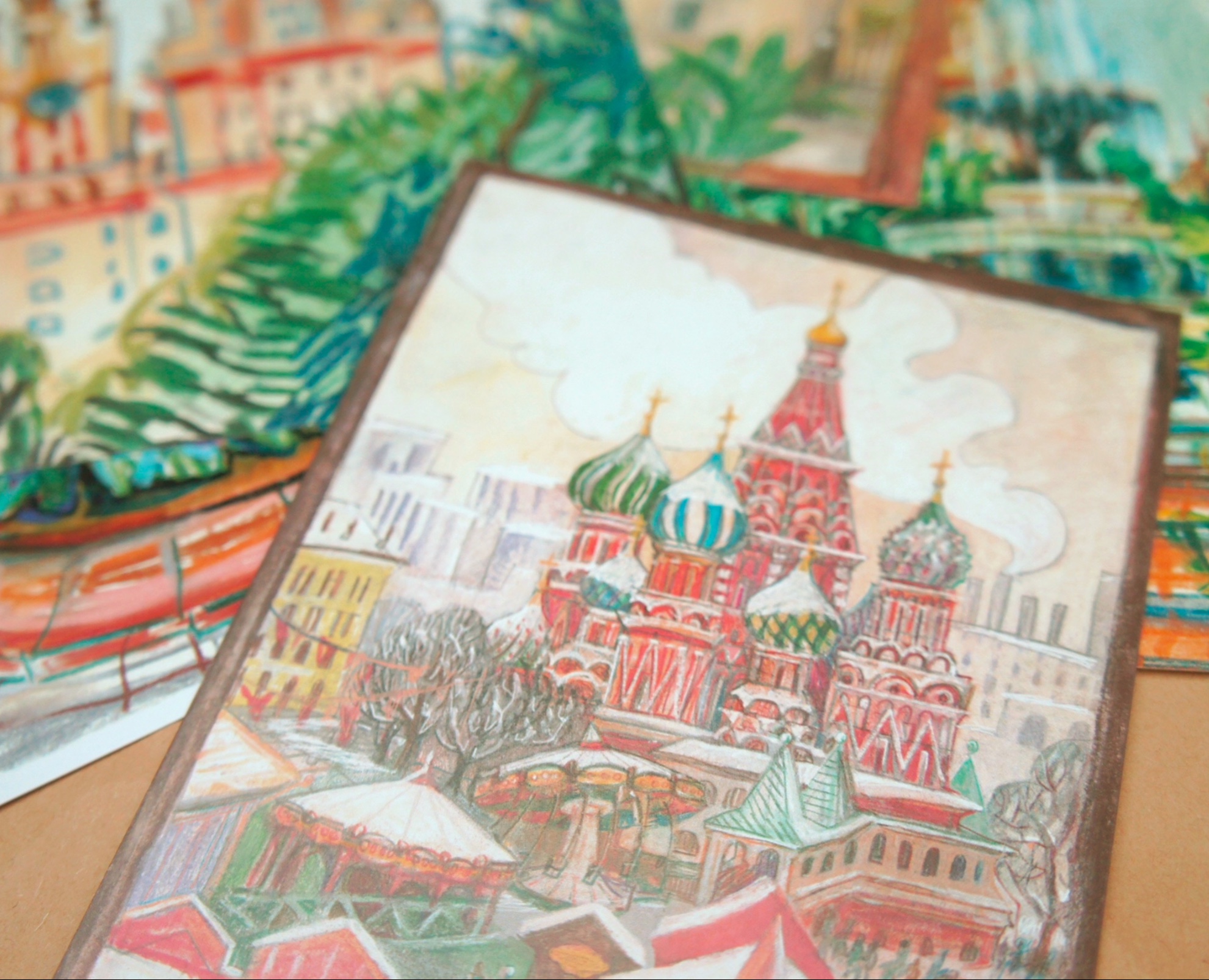 Серия открыток «Московский пленэр» на Dprofile