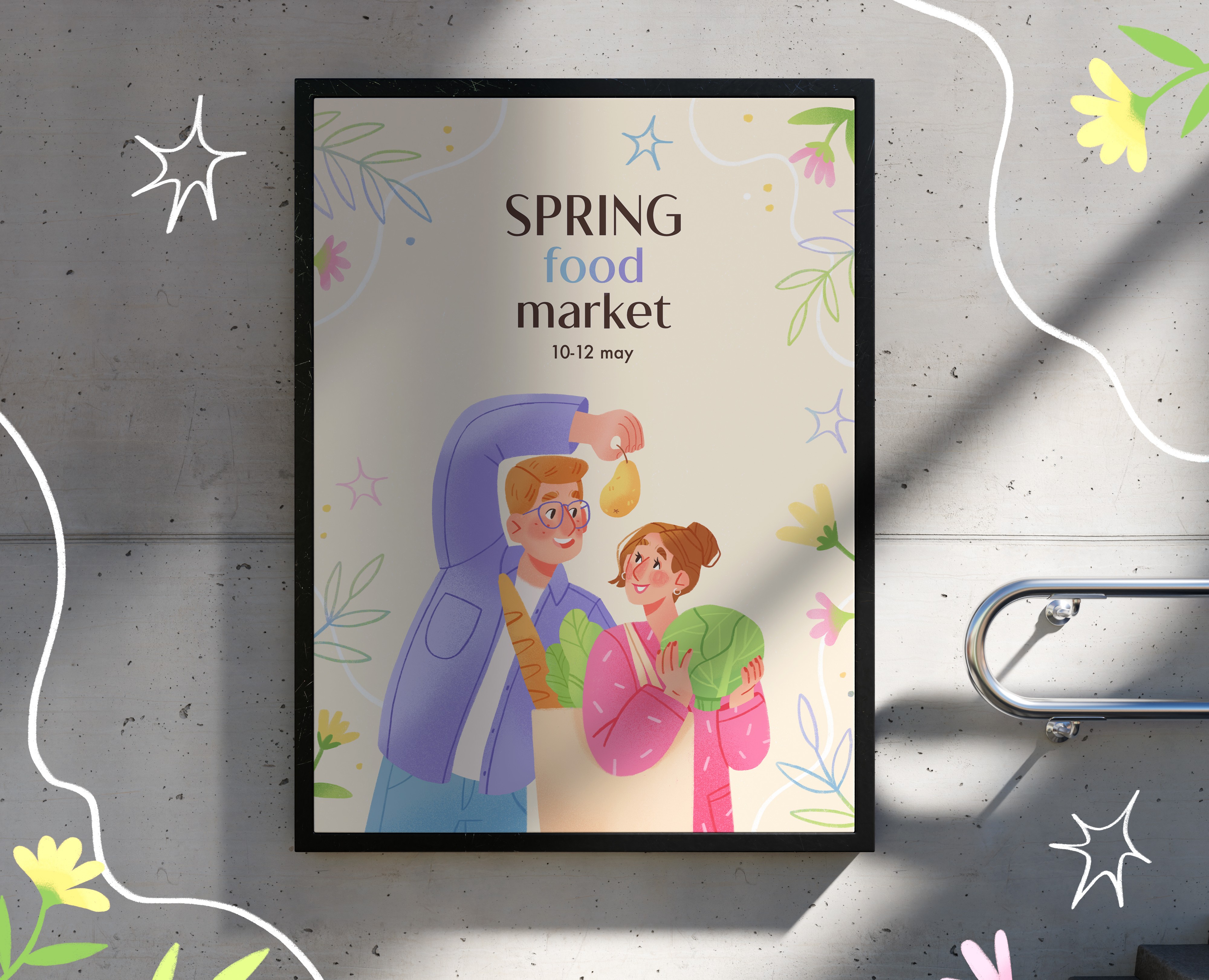 Poster for the spring market на Dprofile