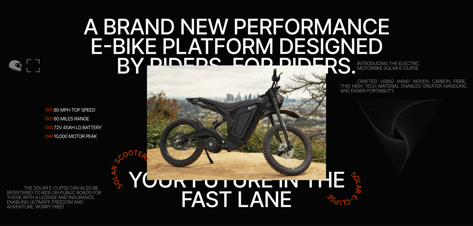 Solar Scooters | Landing page — Изображение №5 — Интерфейсы, Графика на Dprofile