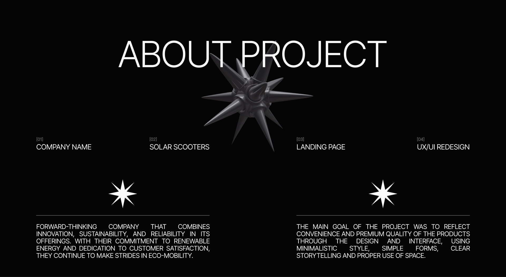 Solar Scooters | Landing page — Изображение №2 — Интерфейсы, Графика на Dprofile