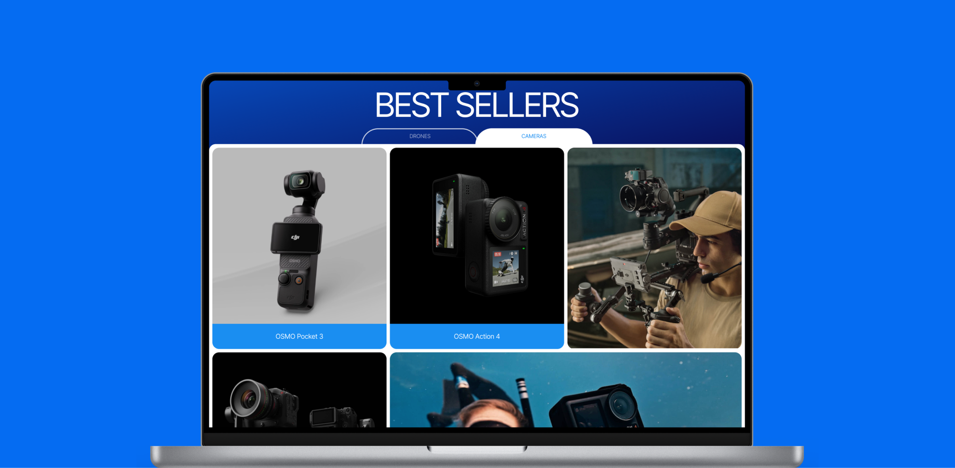 DJI | Corporate website — Изображение №6 — Интерфейсы, Графика на Dprofile