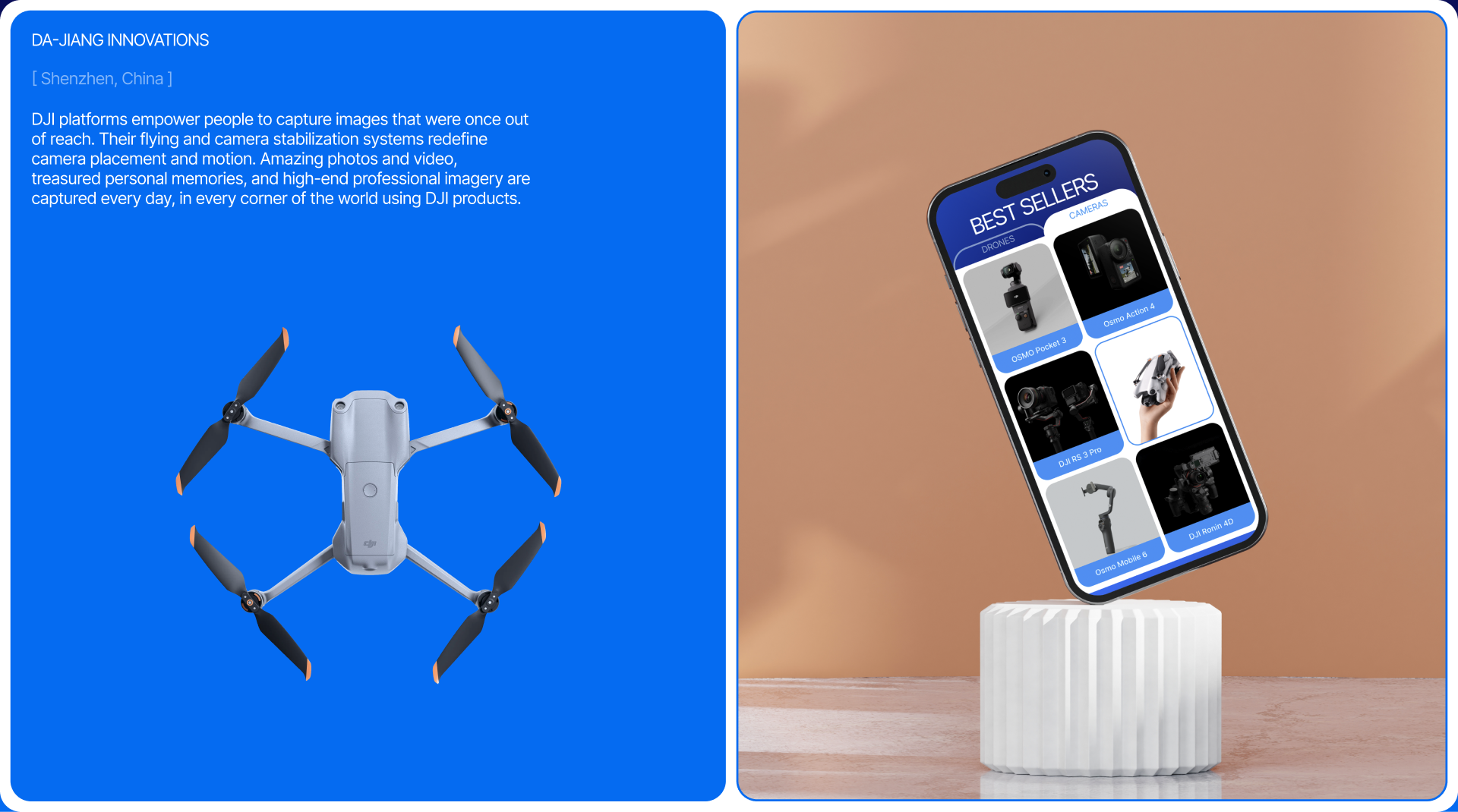 DJI | Corporate website — Изображение №11 — Интерфейсы, Графика на Dprofile