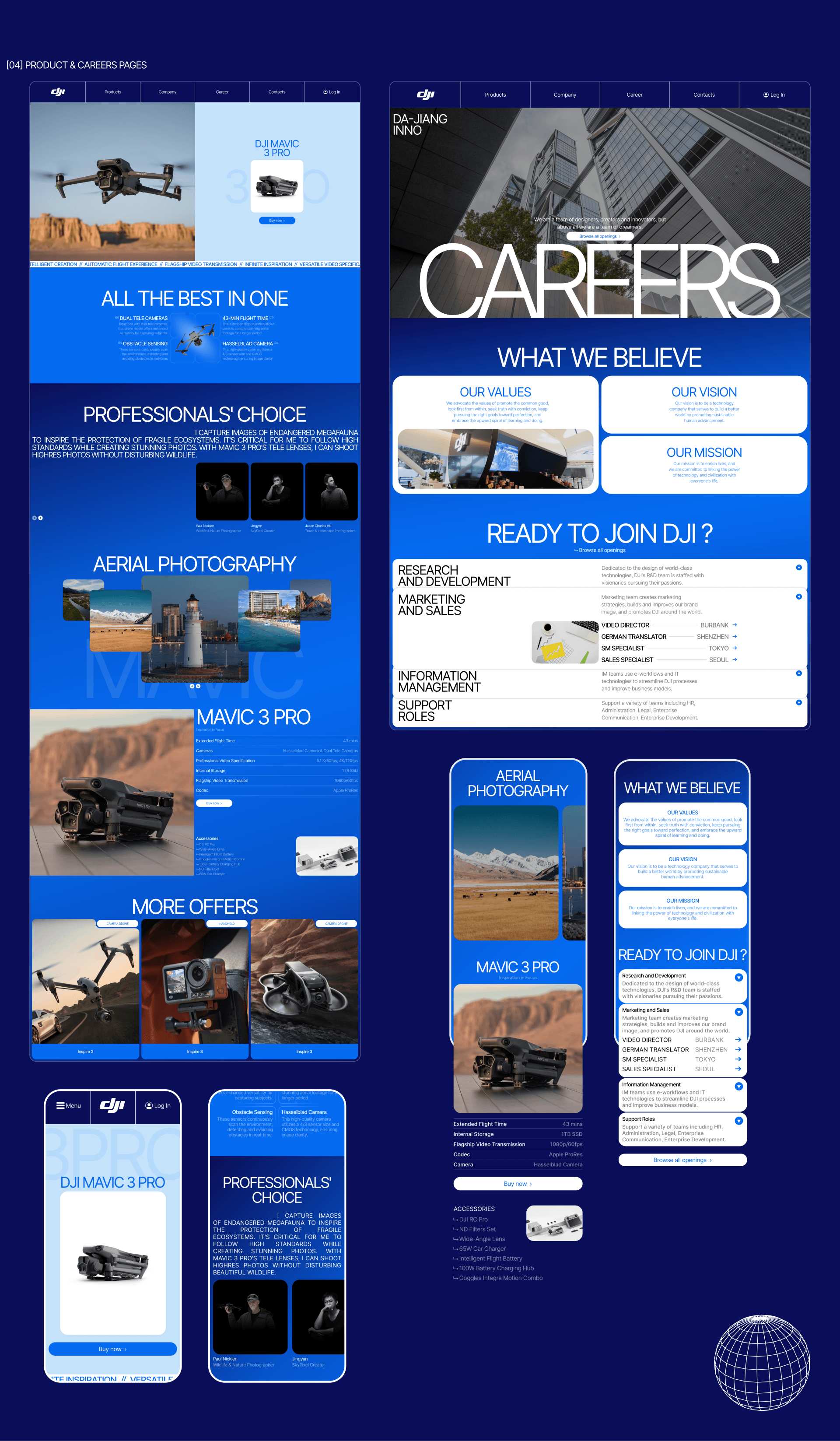 DJI | Corporate website — Изображение №8 — Интерфейсы, Графика на Dprofile