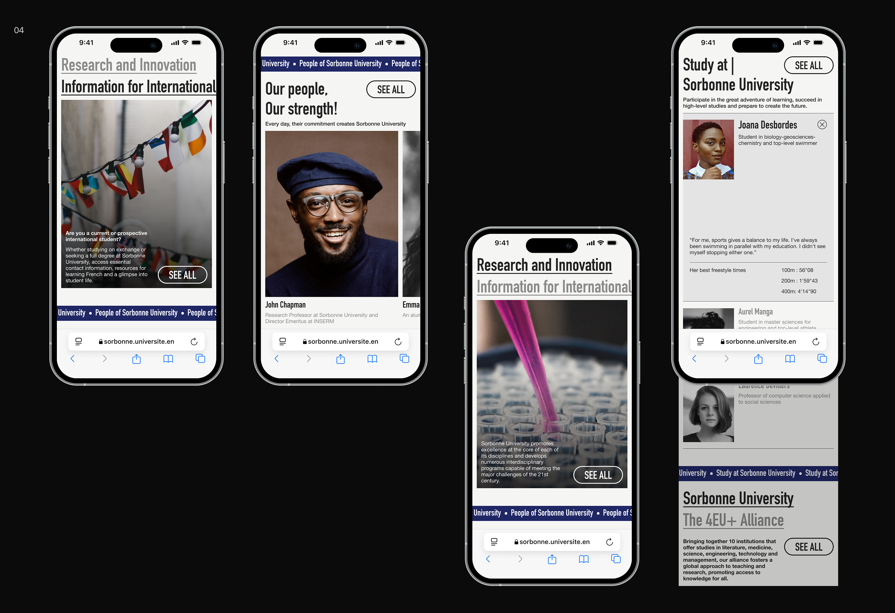 Sorbonne Université | Landing page | Redesign — Изображение №5 — Интерфейсы на Dprofile