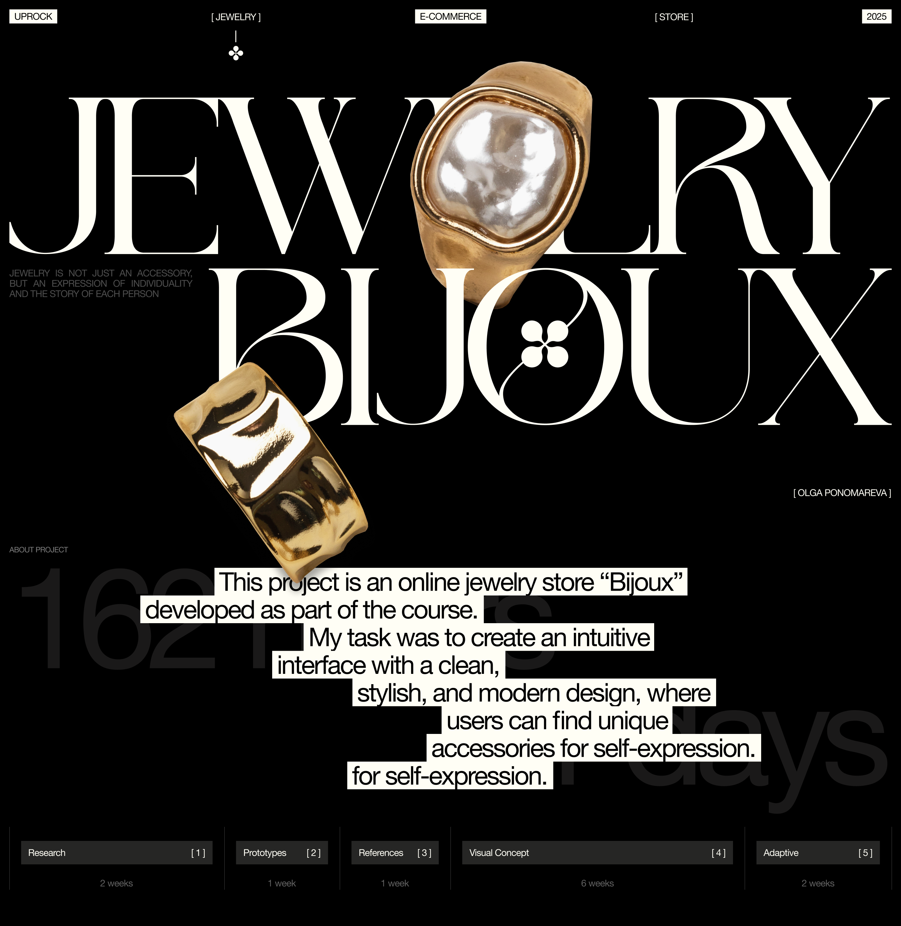Bijoux | E-Commerce — Изображение №1 — Интерфейсы, Графика на Dprofile