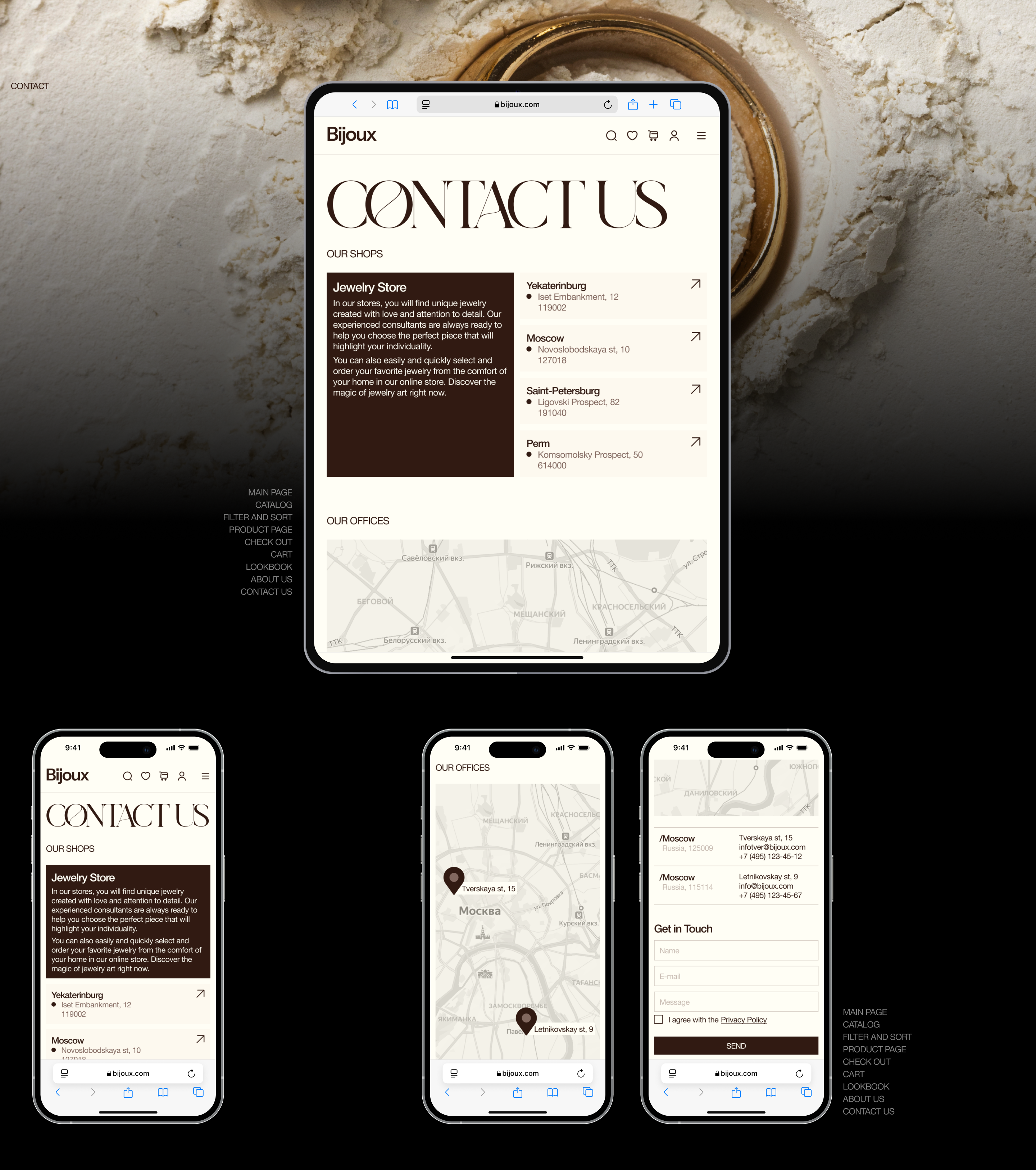 Bijoux | E-Commerce — Изображение №18 — Интерфейсы, Графика на Dprofile